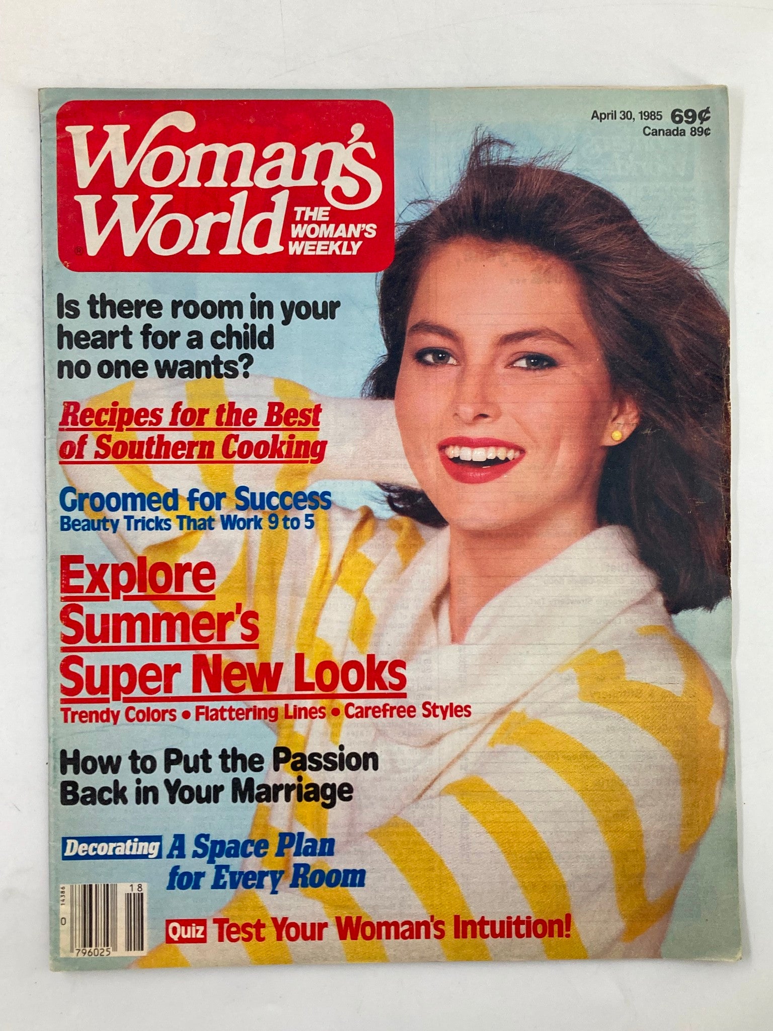 Woman's World Magazine April 30 1985 Test Your Woman's Intuition No Label