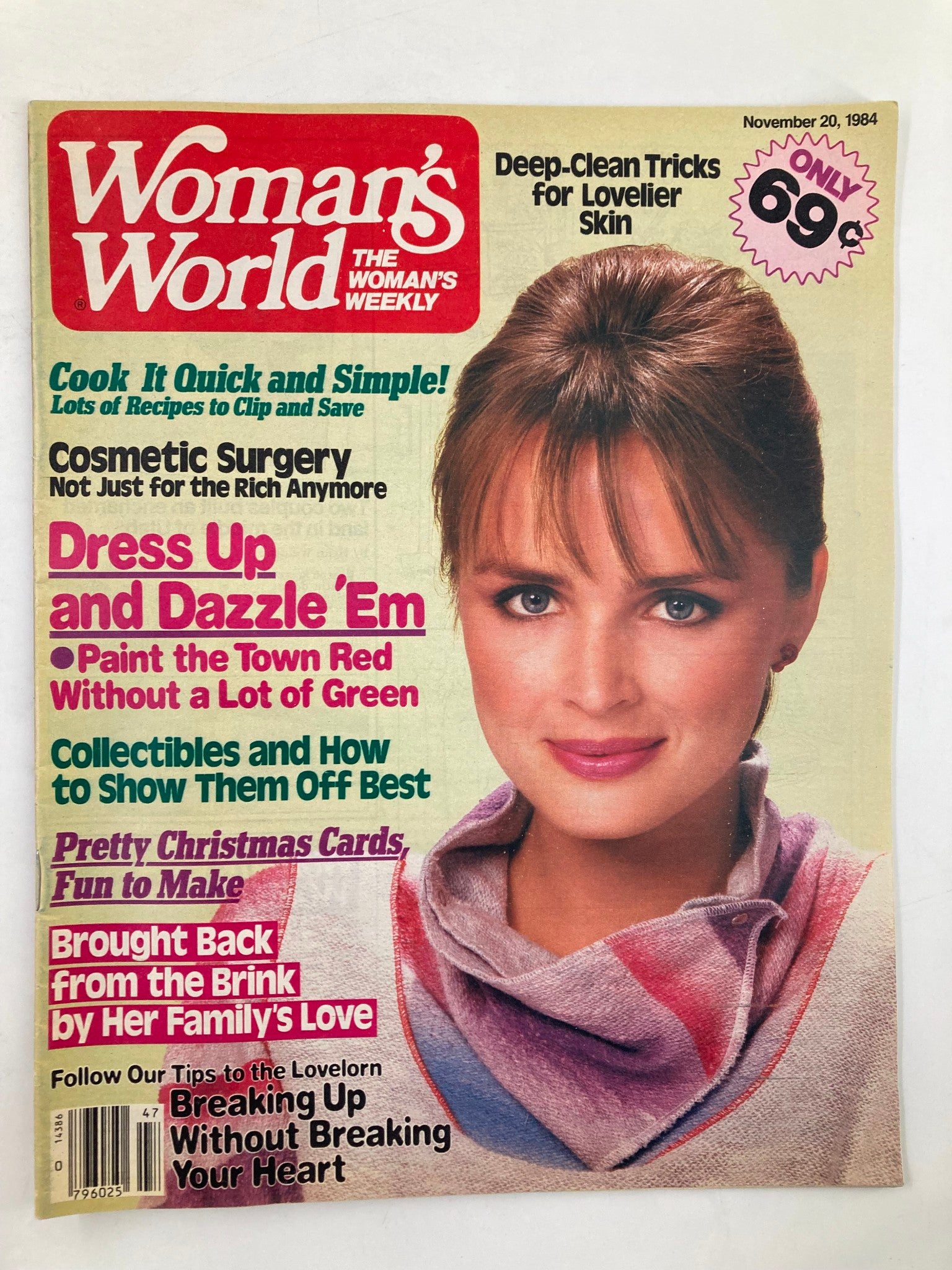 Woman's World Magazine November 20 1984 100 Days in Coma No Label