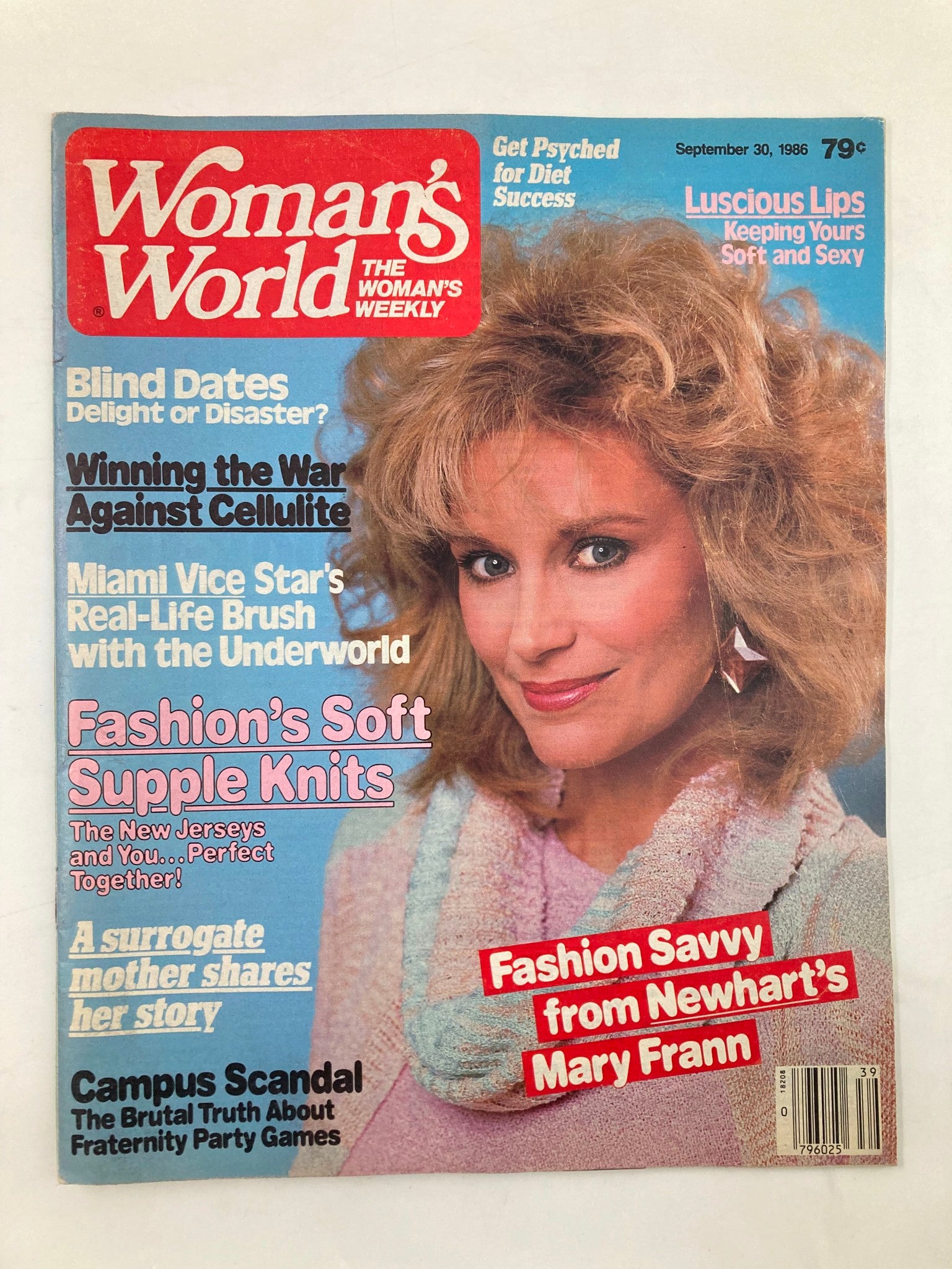 Woman's World Magazine September 30 1986 Campus Scandal Brutal Truth No Label