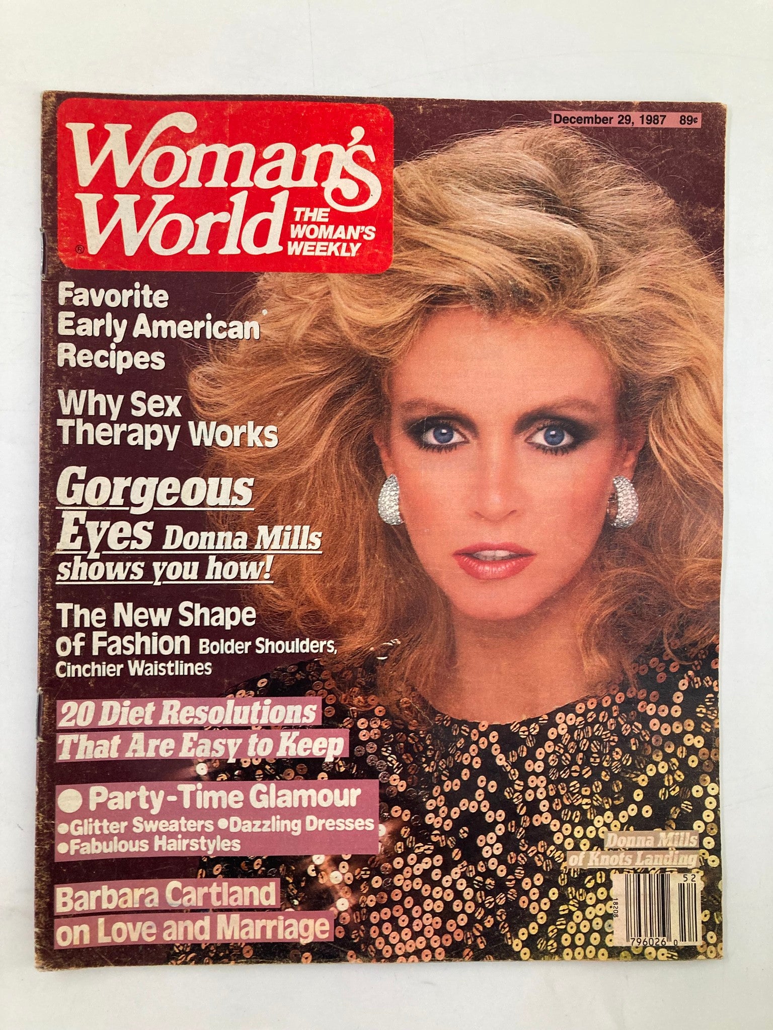 Woman's World Magazine December 29 1987 Barbara Cartland on Love No Label