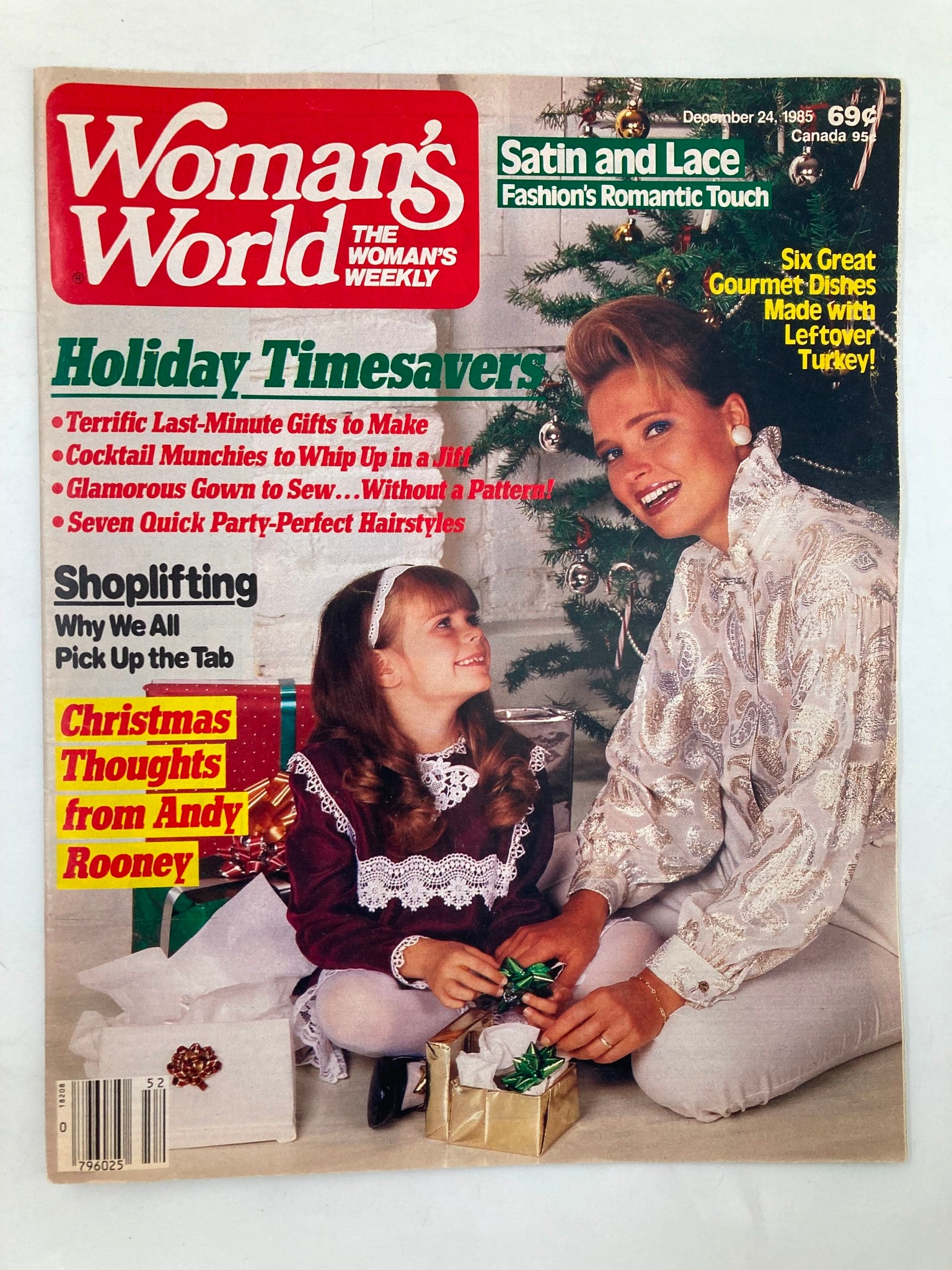 Woman's World Magazine December 24 1985 Christmas Thoughts Andy Rooney No Label