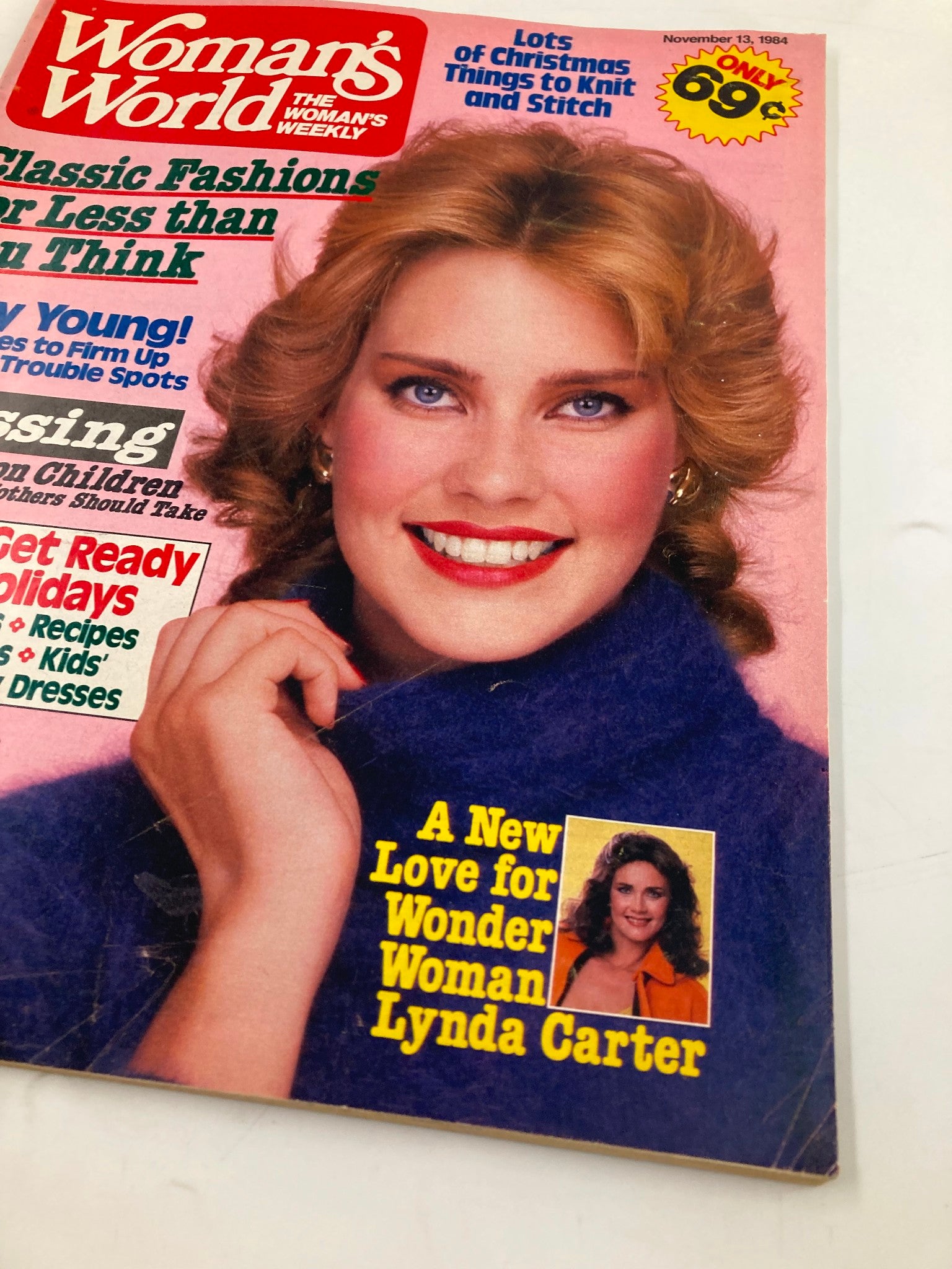 Woman's World Magazine November 13 1984 Wonder Woman Lynda Carter No Label