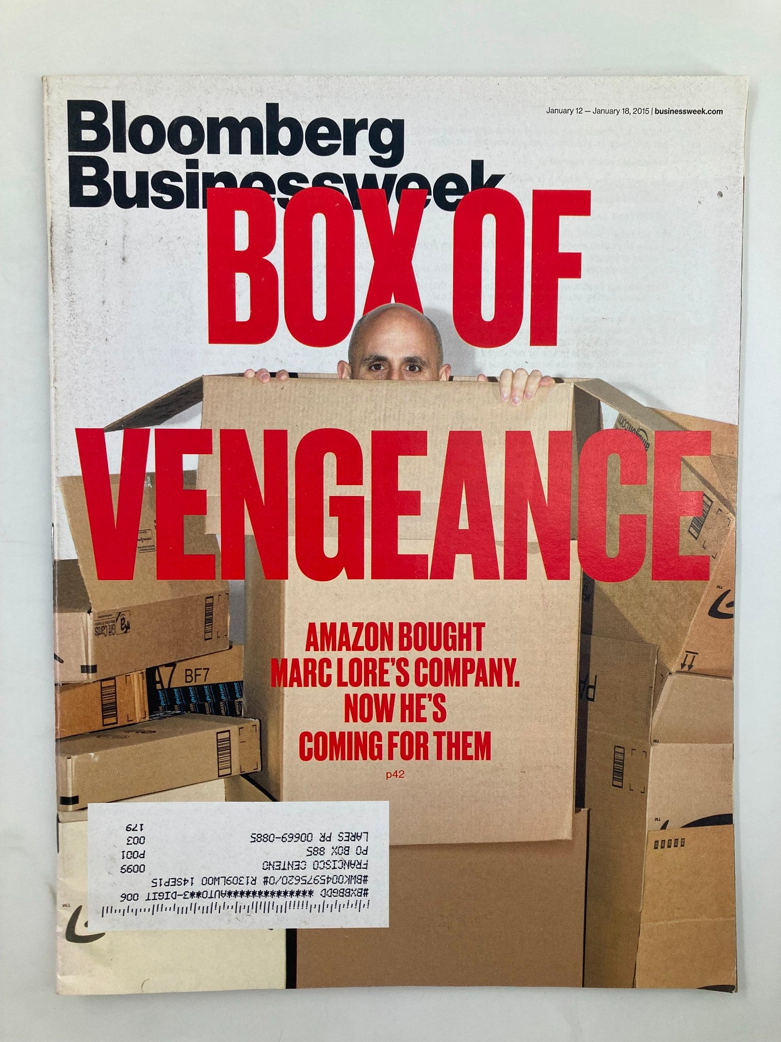 Bloomberg Businessweek Magazine January 12 2015 Amazon Bought Marc Lore Company