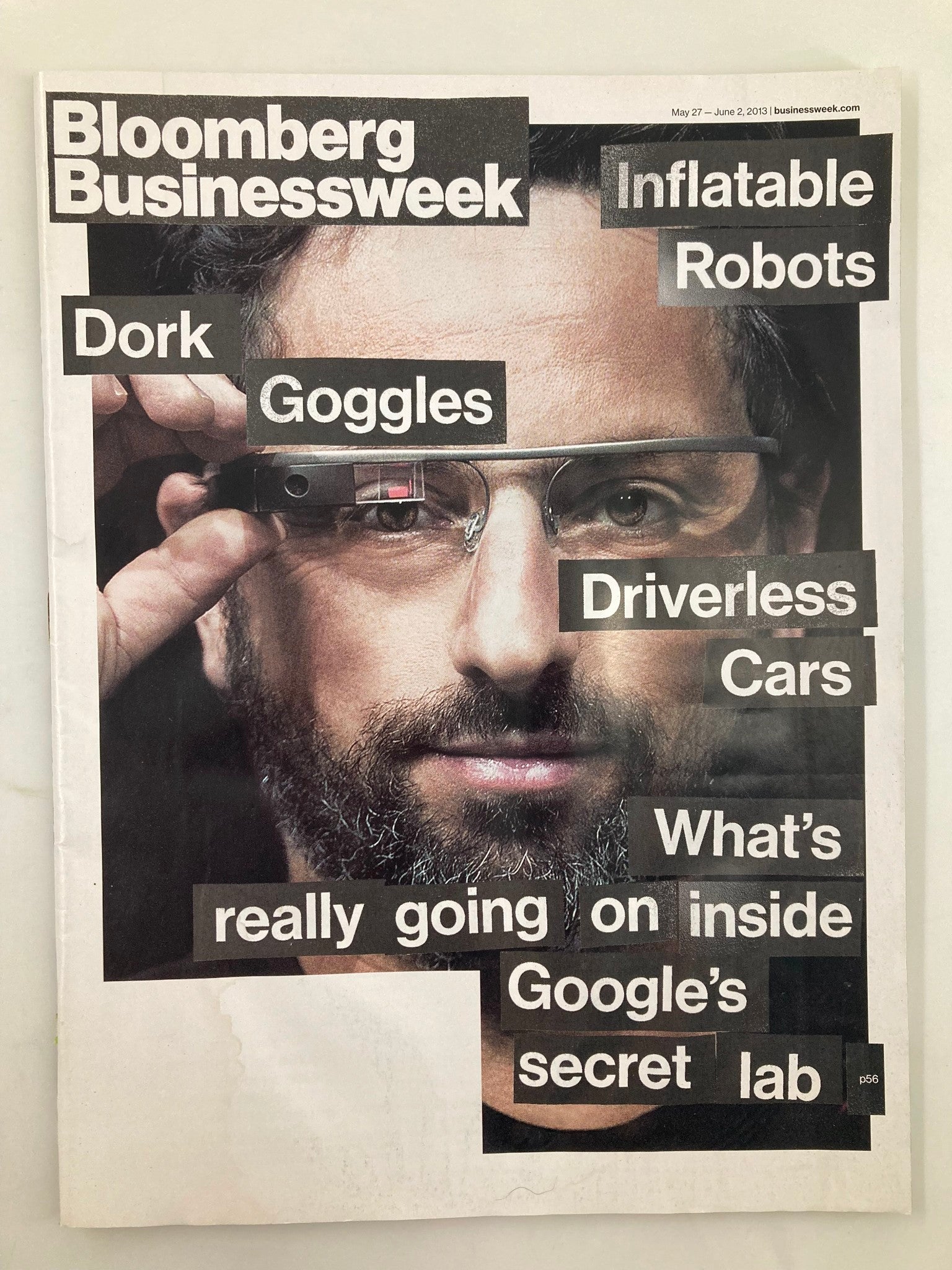 Bloomberg Businessweek Magazine May 27 2013 Dork Goggles Google's Secret Lab