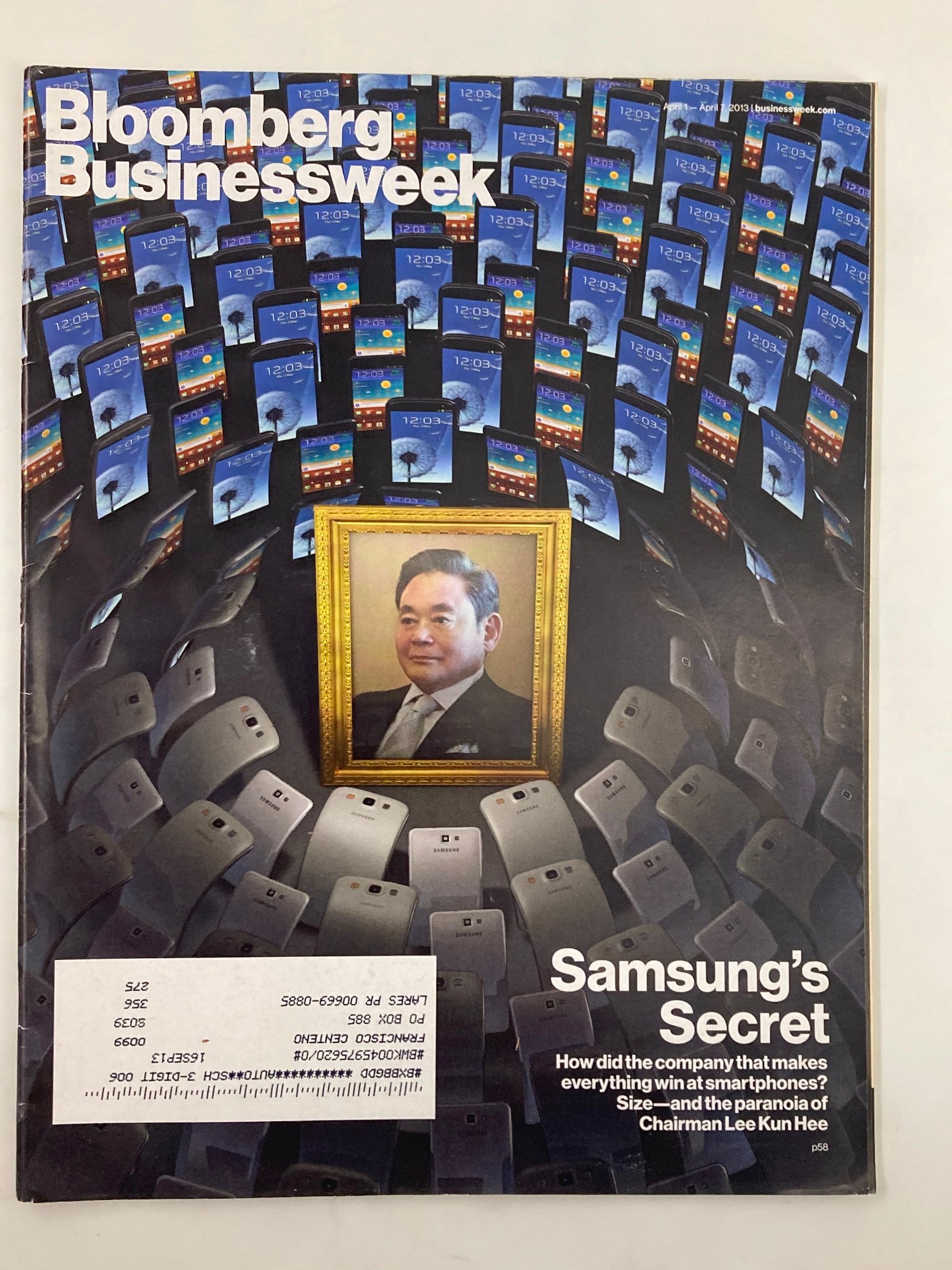 Bloomberg Businessweek Magazine April 1 2013 Lee Kun Hee Samsung's Secret