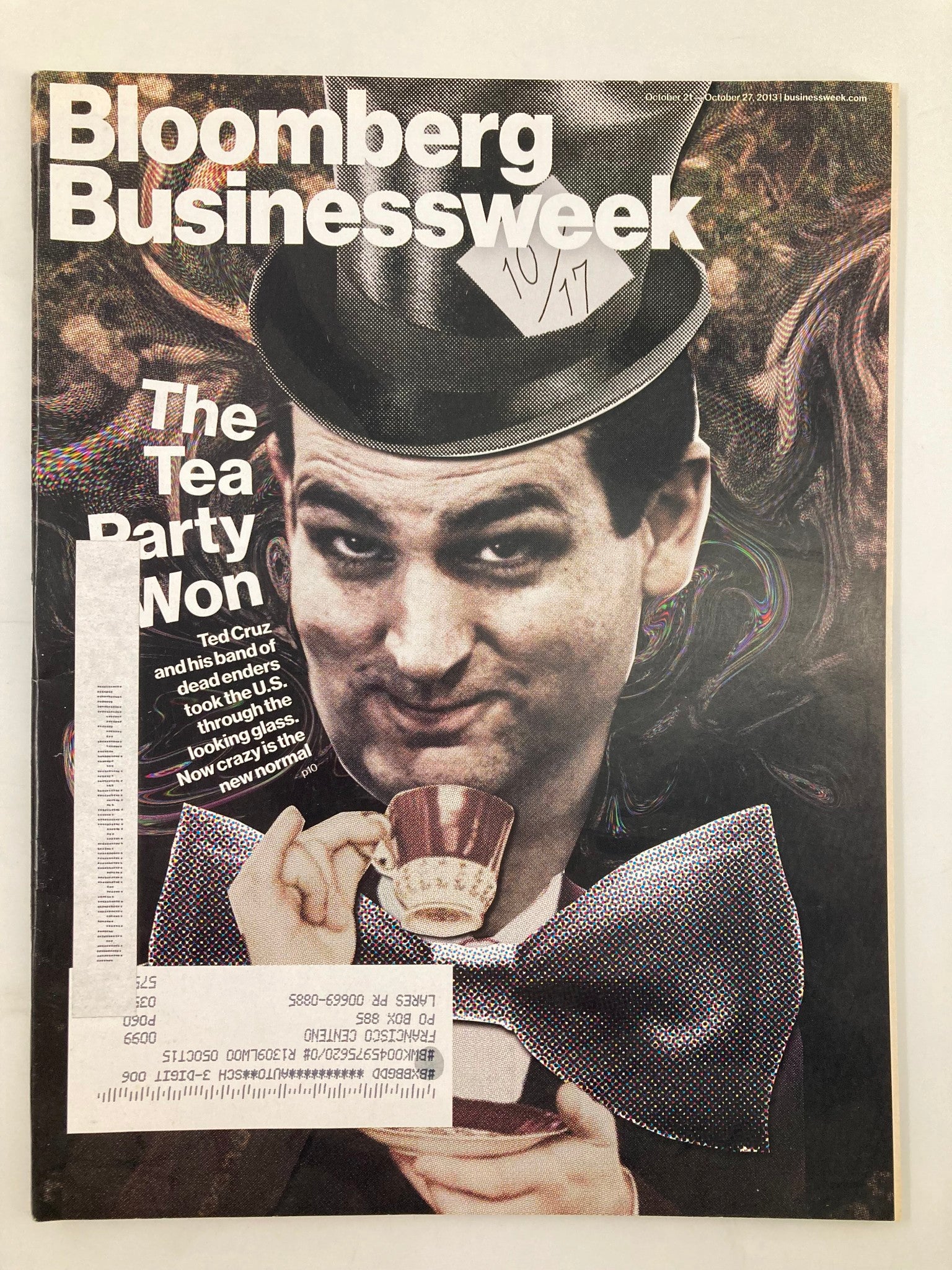 Bloomberg Businessweek Magazine October 21 2013 Ted Cruz The Tea Party Won