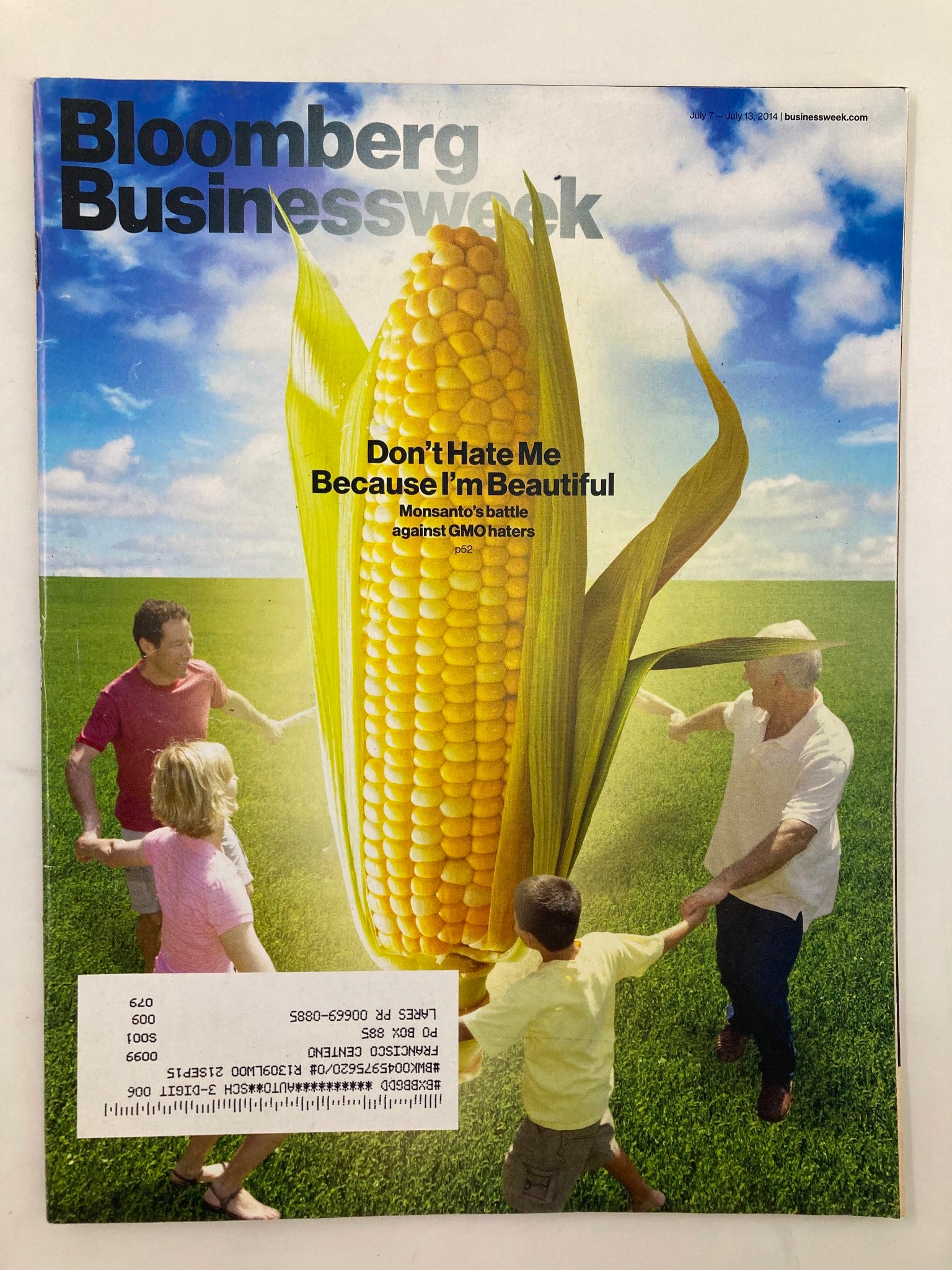 Bloomberg Businessweek Magazine July 7 2014 Monsanto's Battle Against GMO Haters