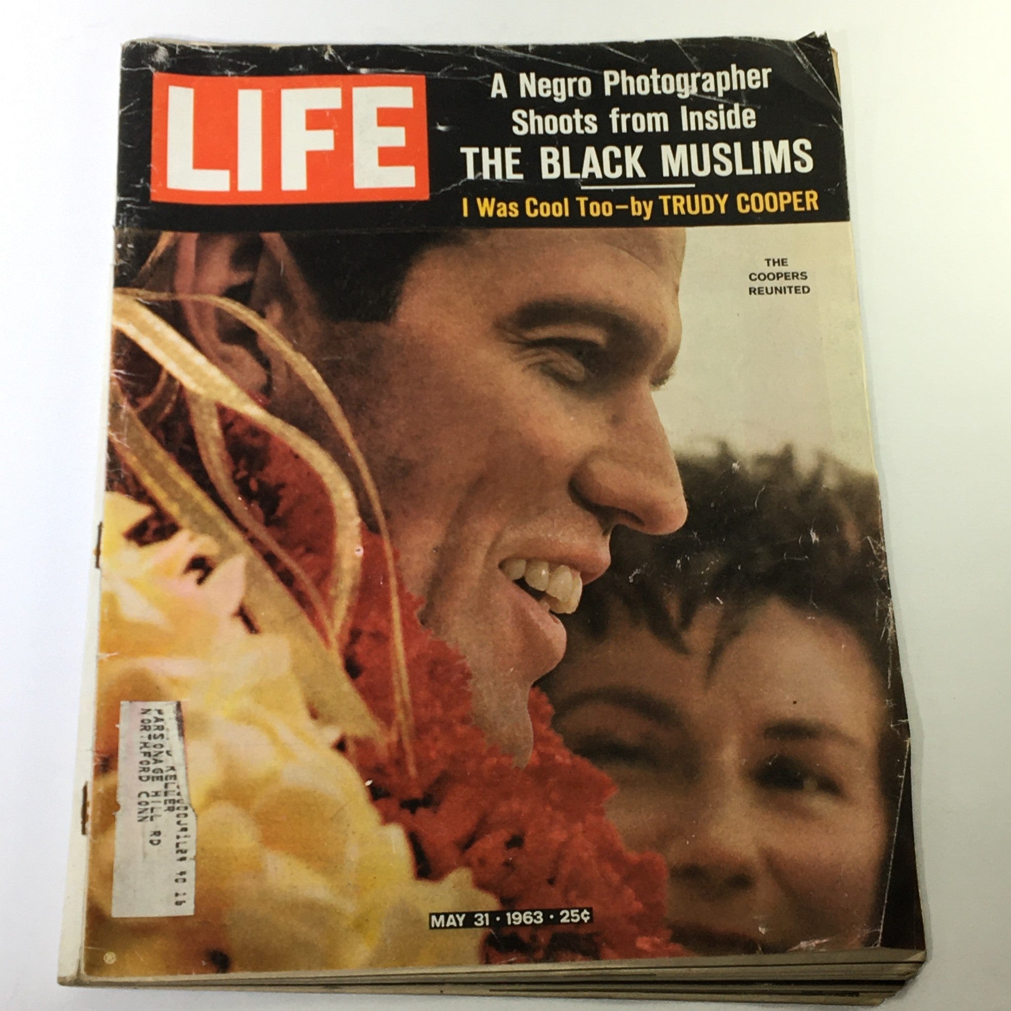 VTG Life Magazine May 31 1963 Trudy Cooper, The Coopers Reunited Cover Feature