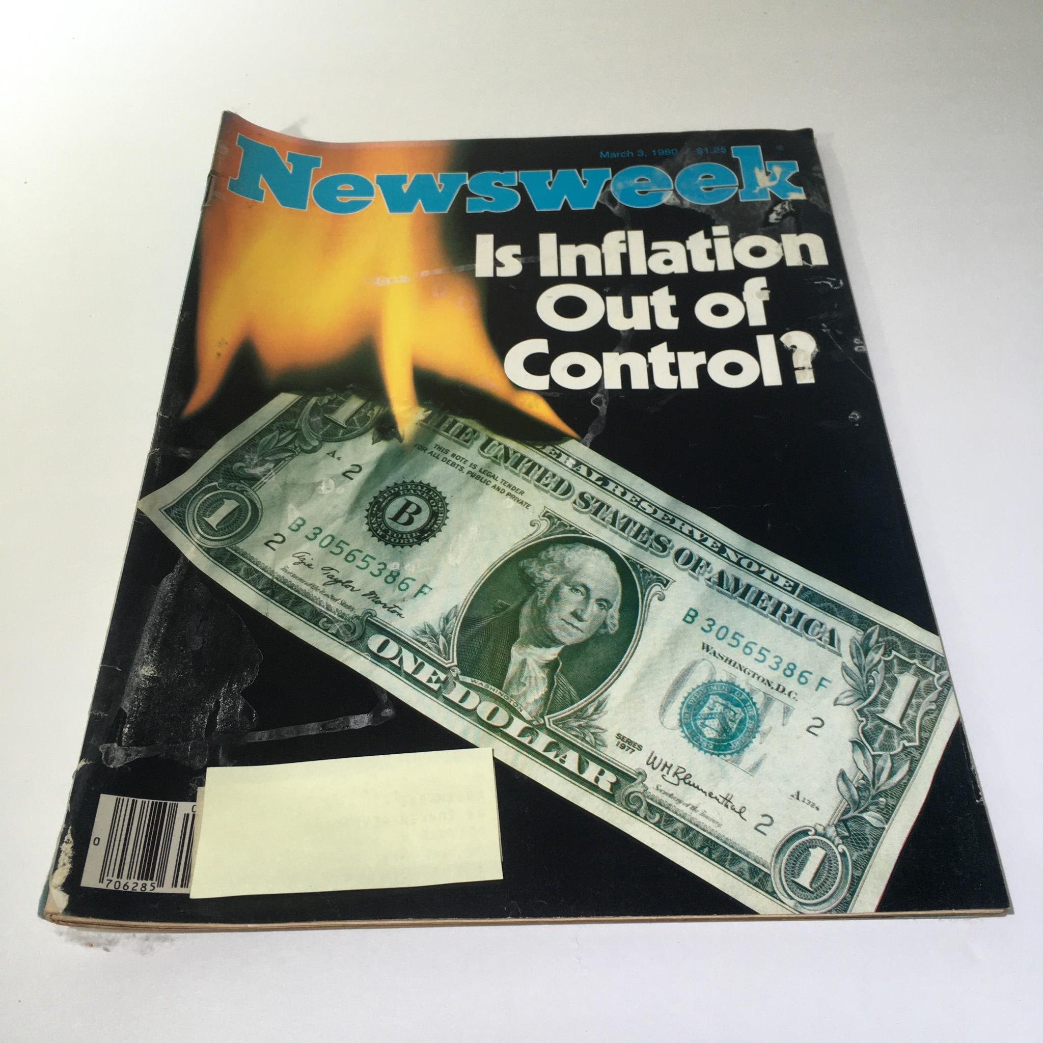 Newsweek Magazine: March 3 1980 - Is Inflation Out Of Control?