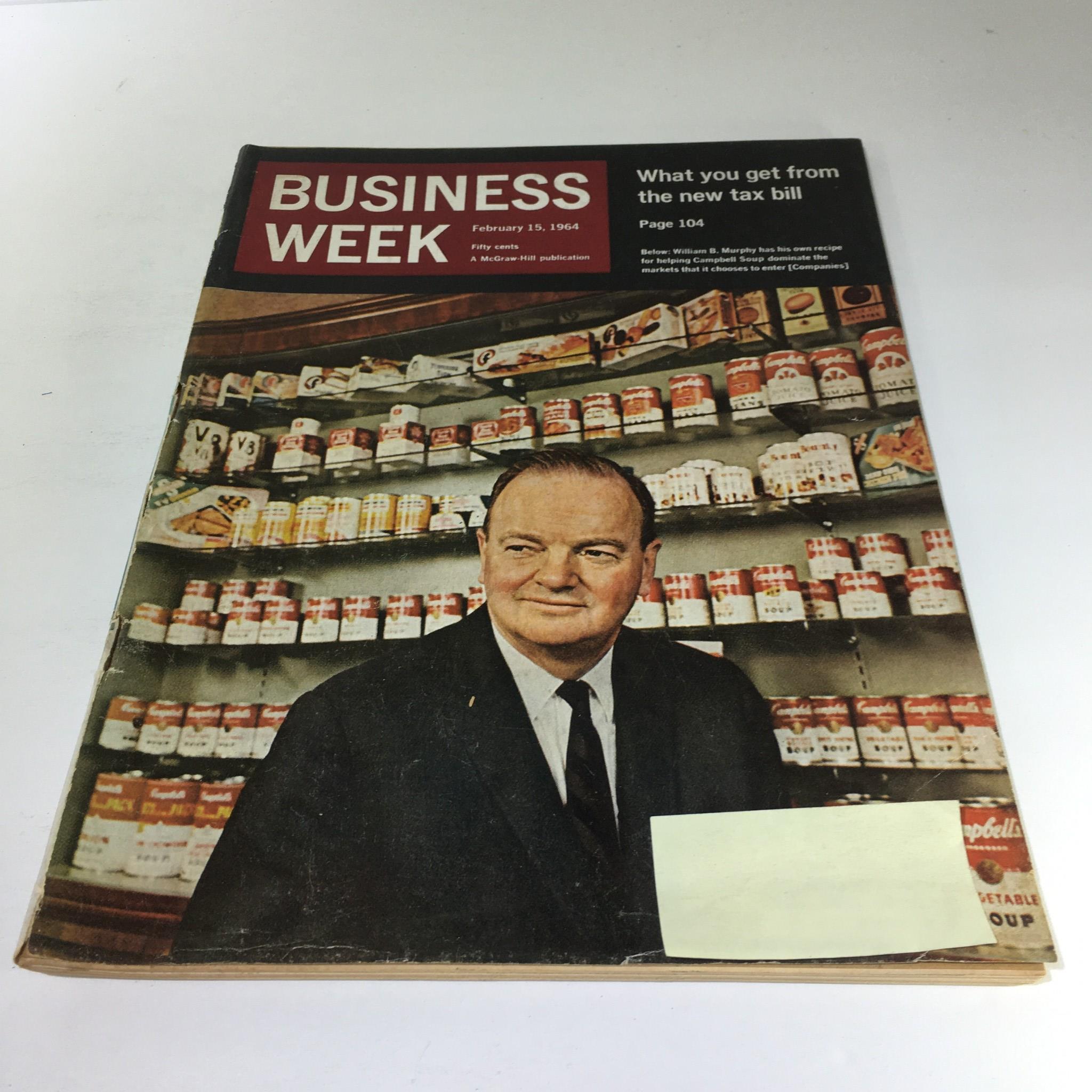 Business Week Magazine: February 15 1964 - William B. Murphy Has His Own Recipe