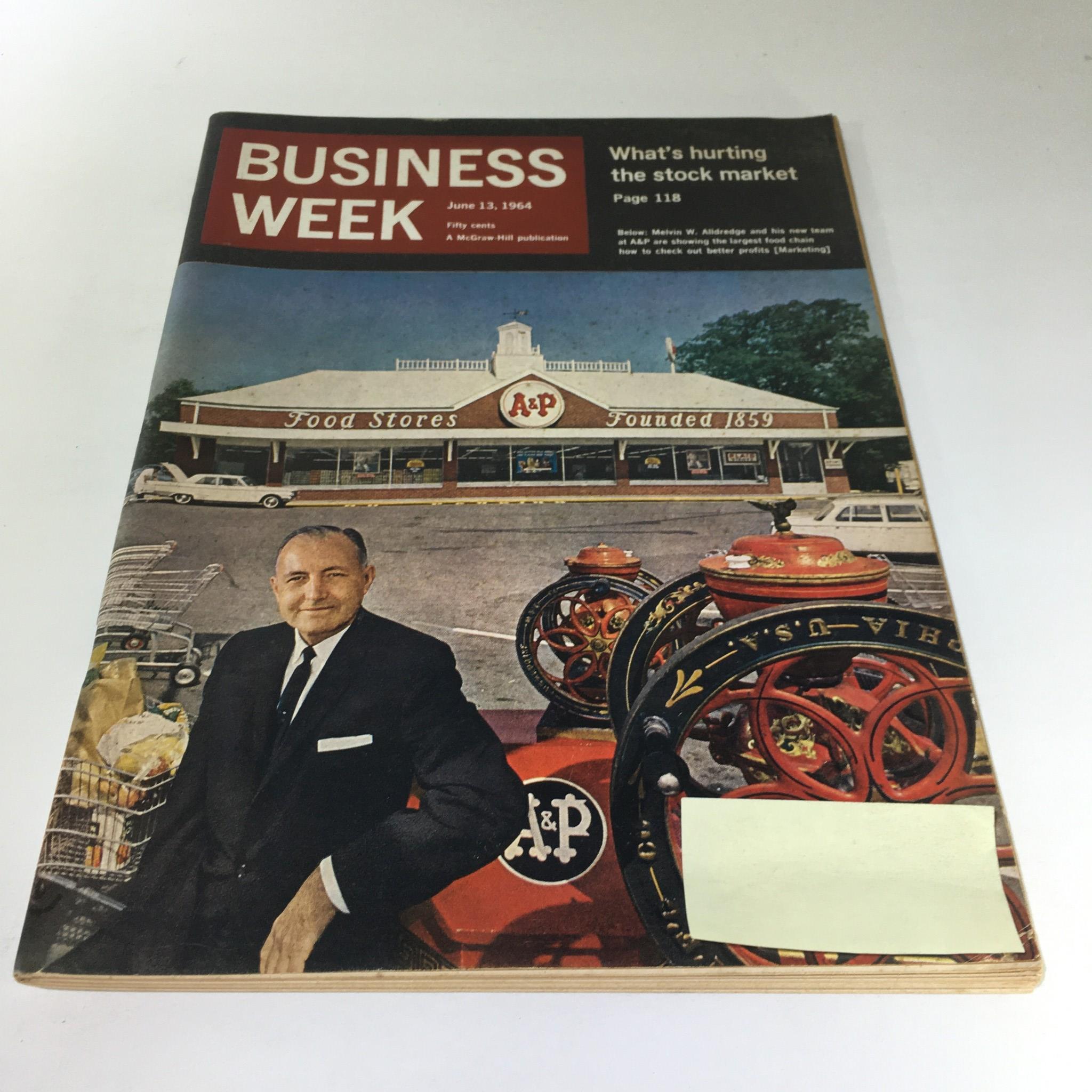 Business Week Magazine: Jun 13 1964 - Melvin W. Alldredge & His New Team Of A&P