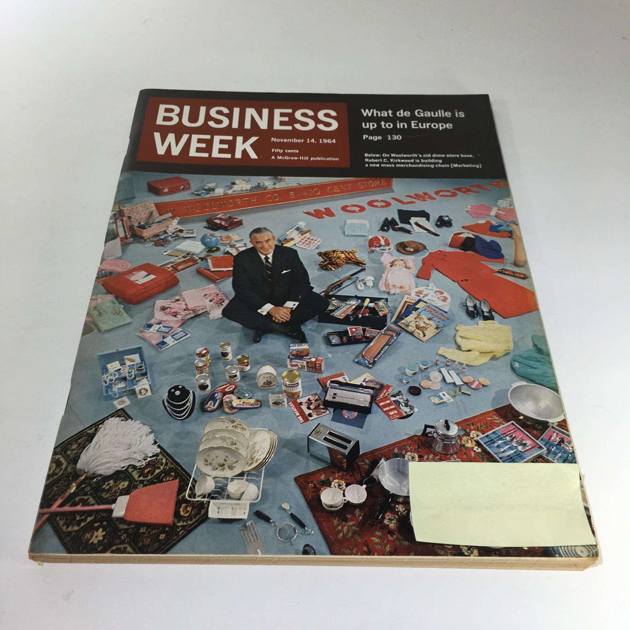 Business Week Magazine: November 14 1964 - On Woolworth's Old Dime-Store Base