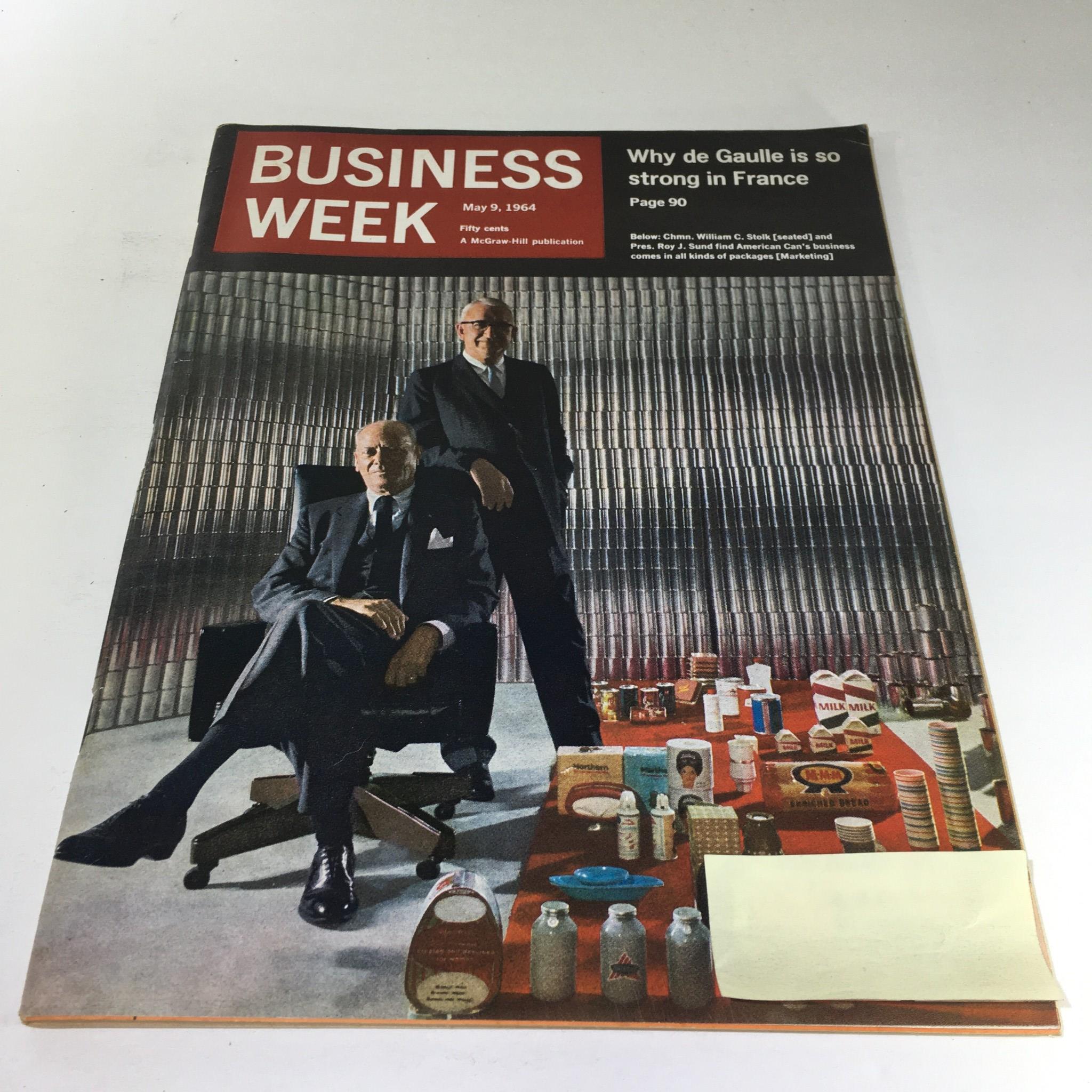 Business Week Magazine: May 9 1964 - Chmn. William C. Stock & Pres. Roy J. Sund