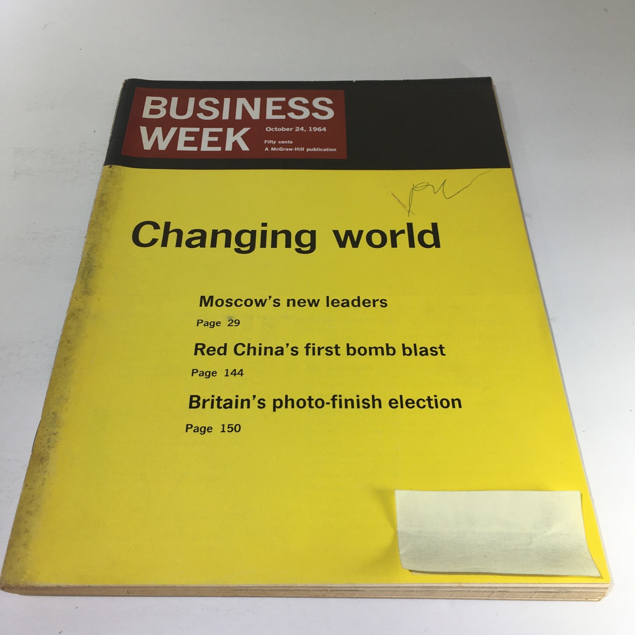 Business Week Magazine: October 24 1964 - Changing World & Moscow's New Leader