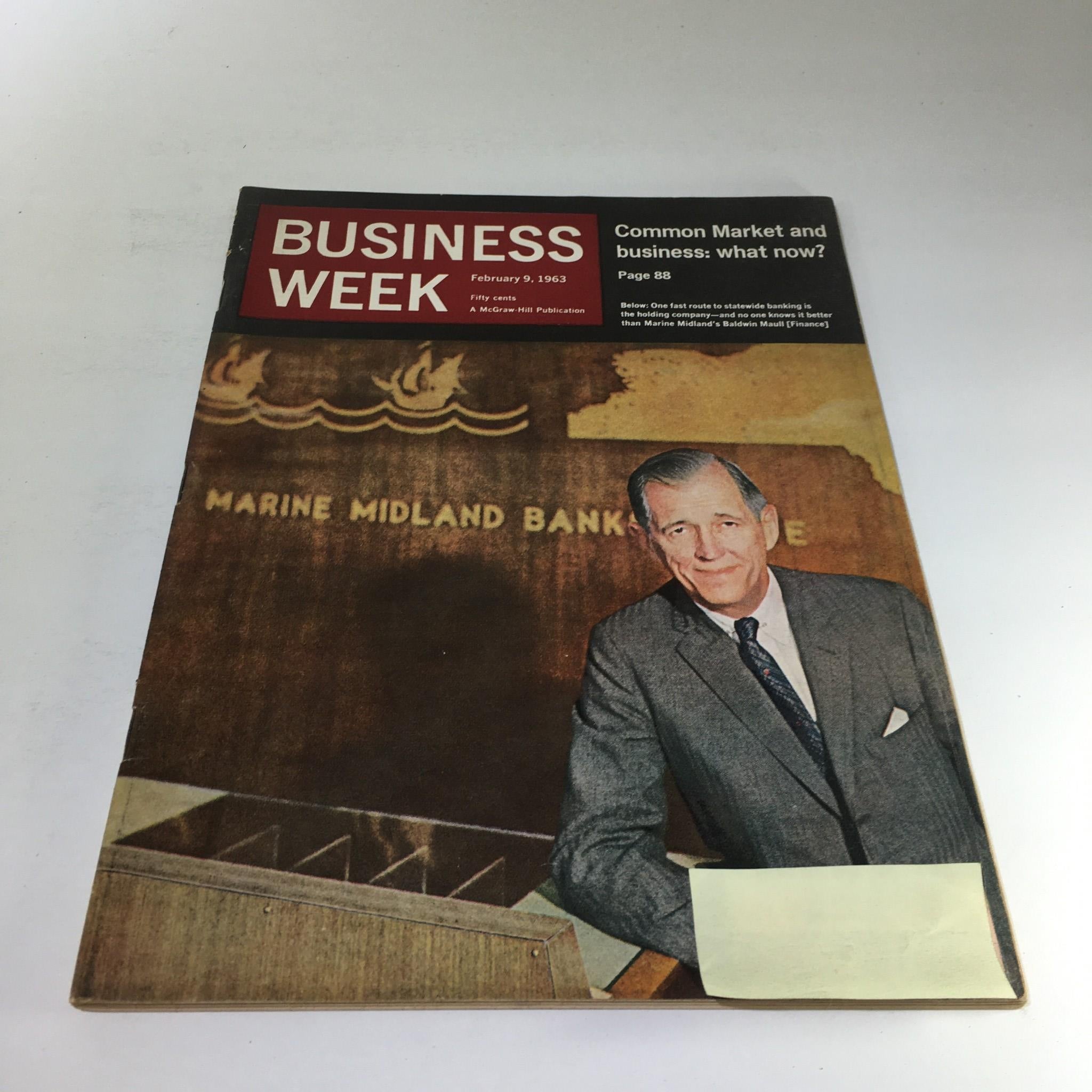 Business Week Magazine: Feb 9 1963 - Marine Midland's Baldwin Maull