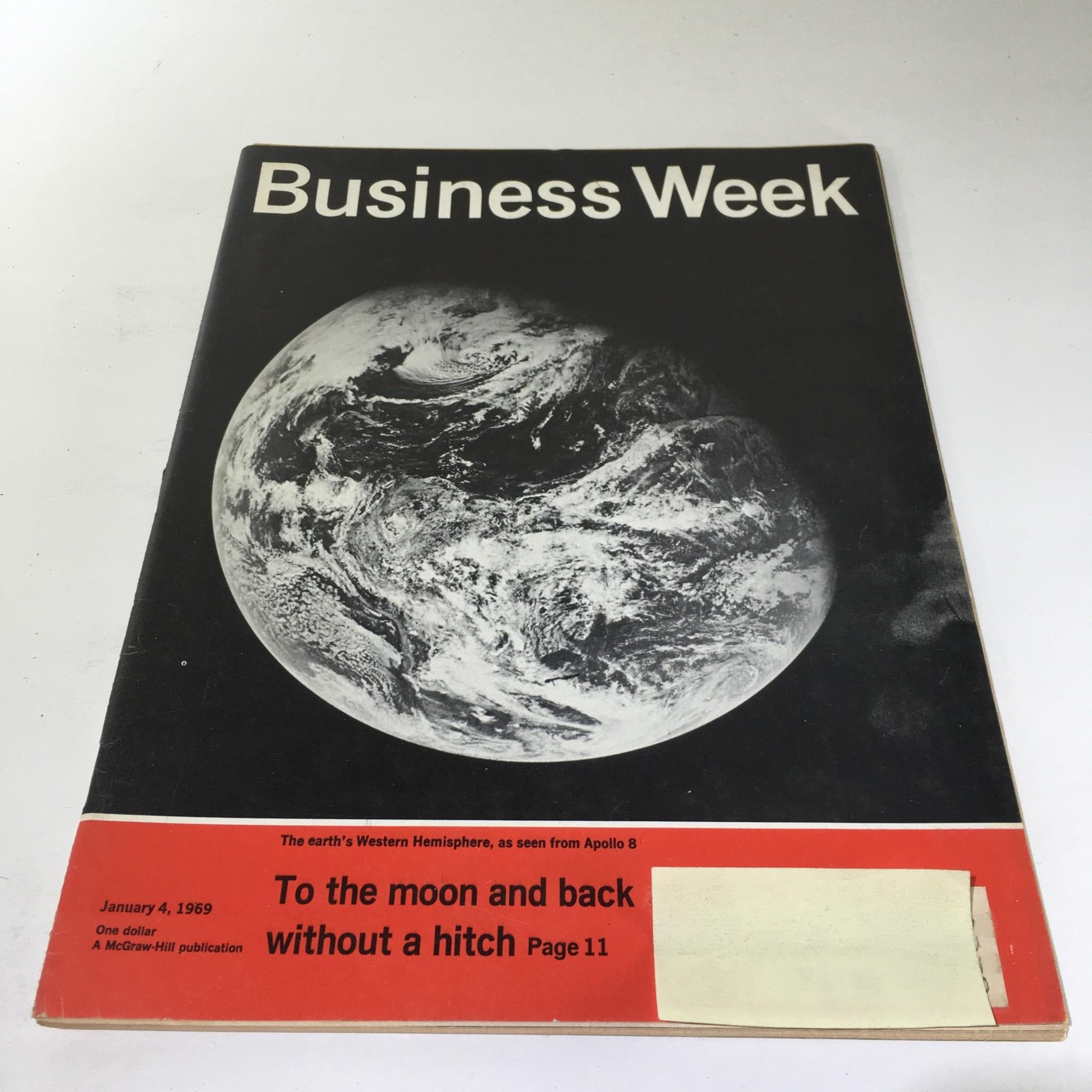 Business Week Magazine: January 4 1969 - To The Moon And Back Without A Hitch