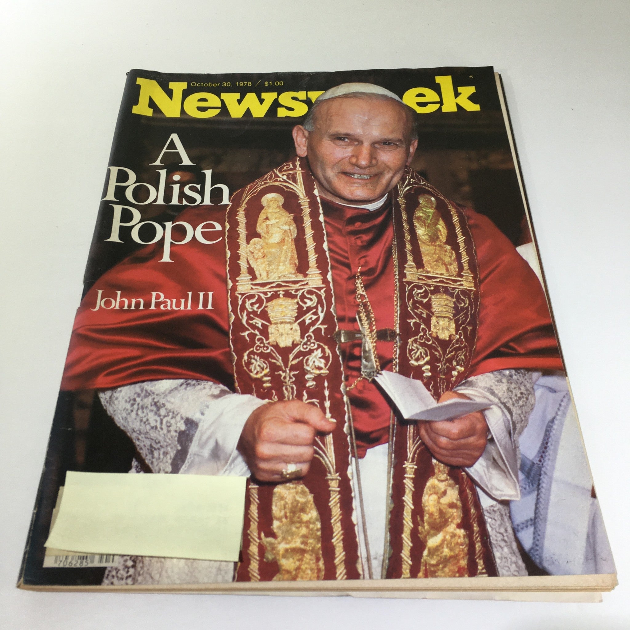 Newsweek Magazine: October 30 1978 - John Paul II: A Polish Pope