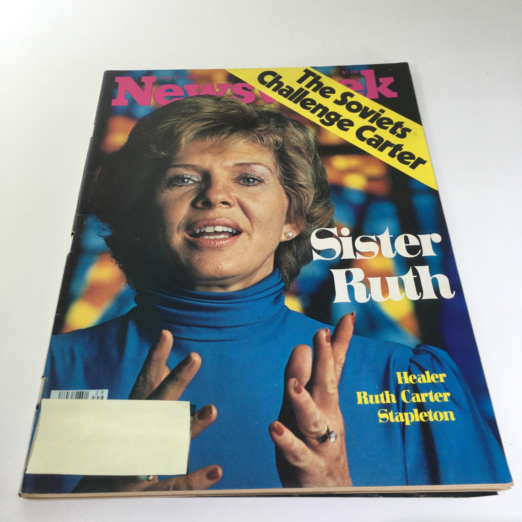 Newsweek Magazine: July 17 1978 - Healer Ruth Carter Stapleton