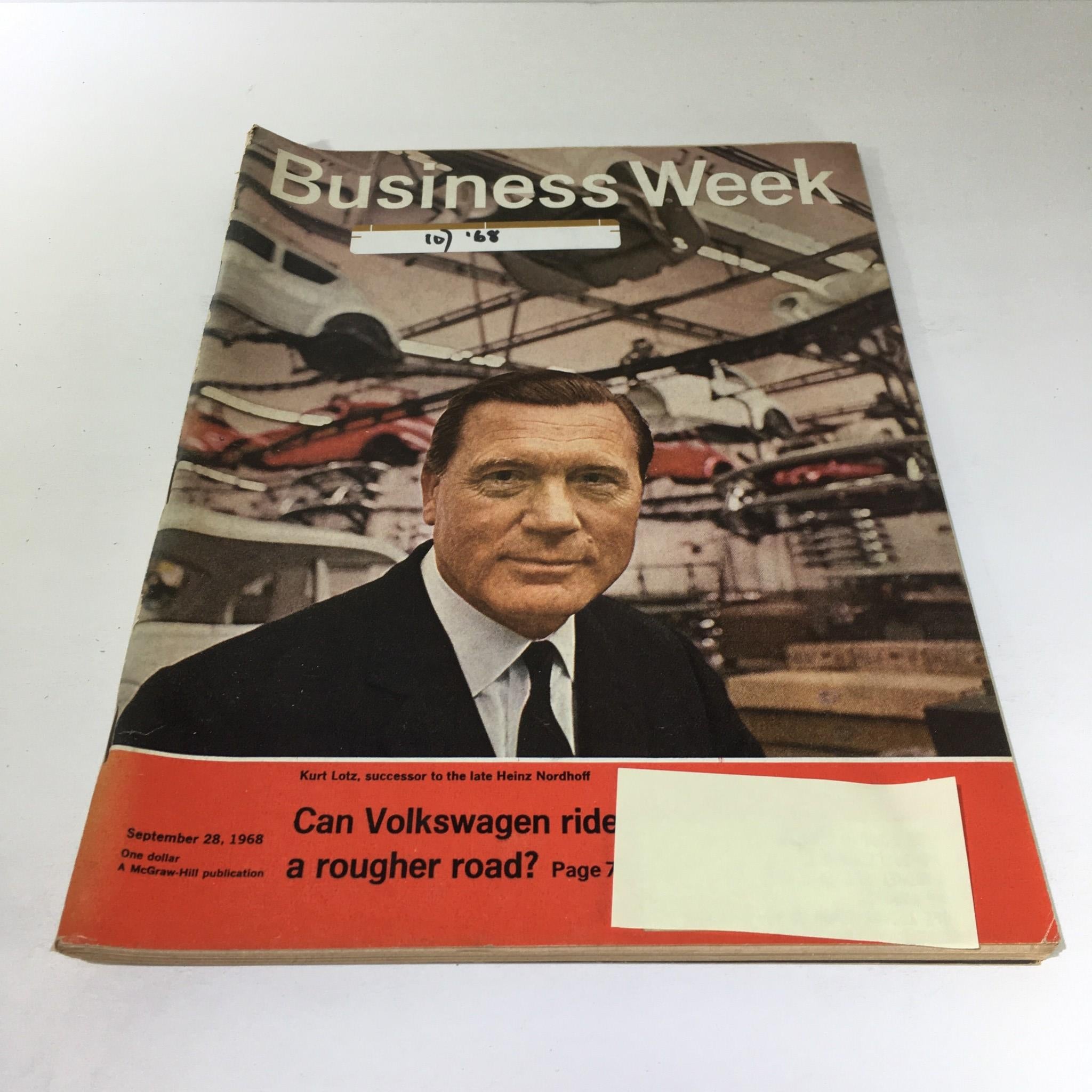 Business Week Magazine: September 28 1698 - Can Volkswagen Ride A Rougher Road?