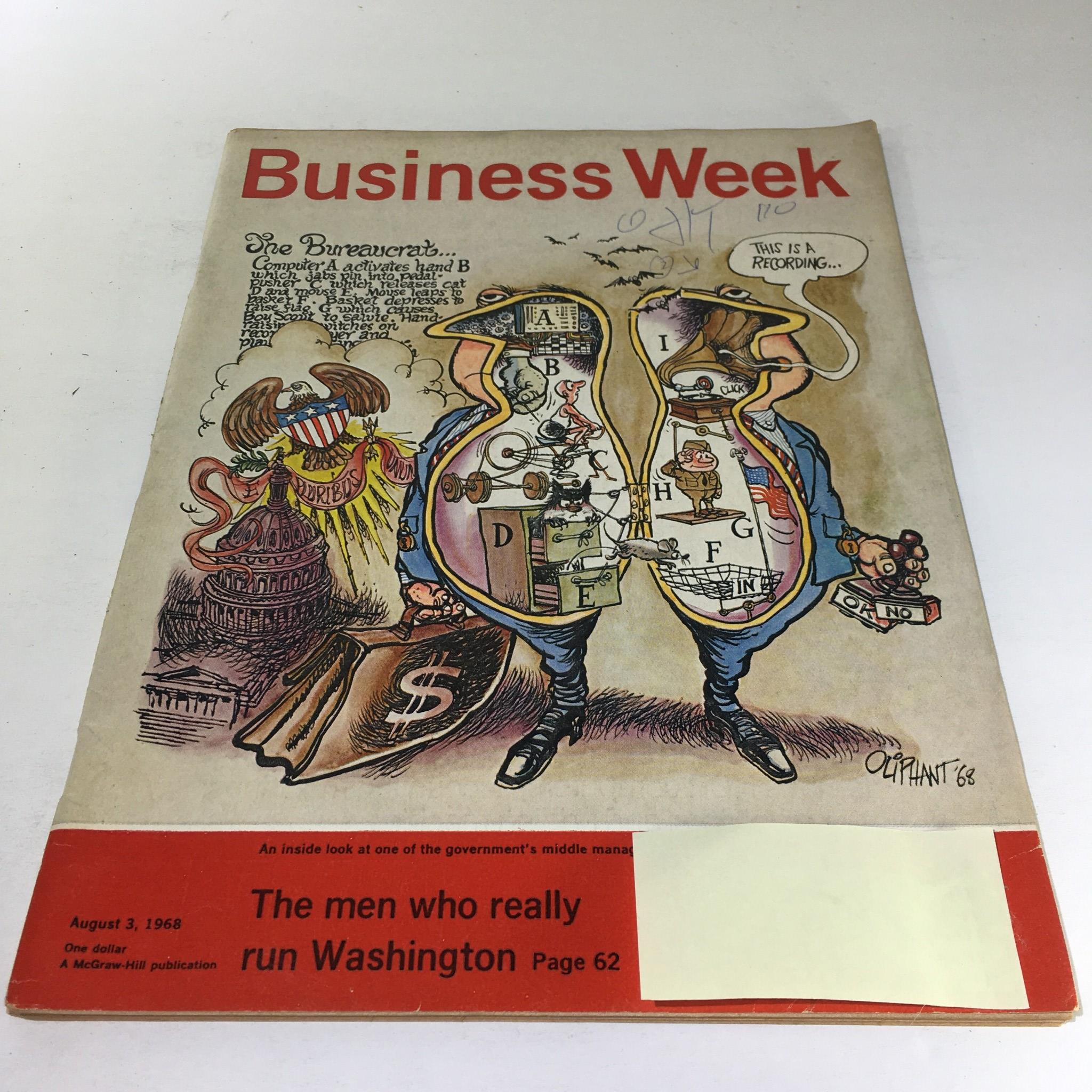 Business Week Magazine: August 3 1968 - The Men Who Really Run Washington