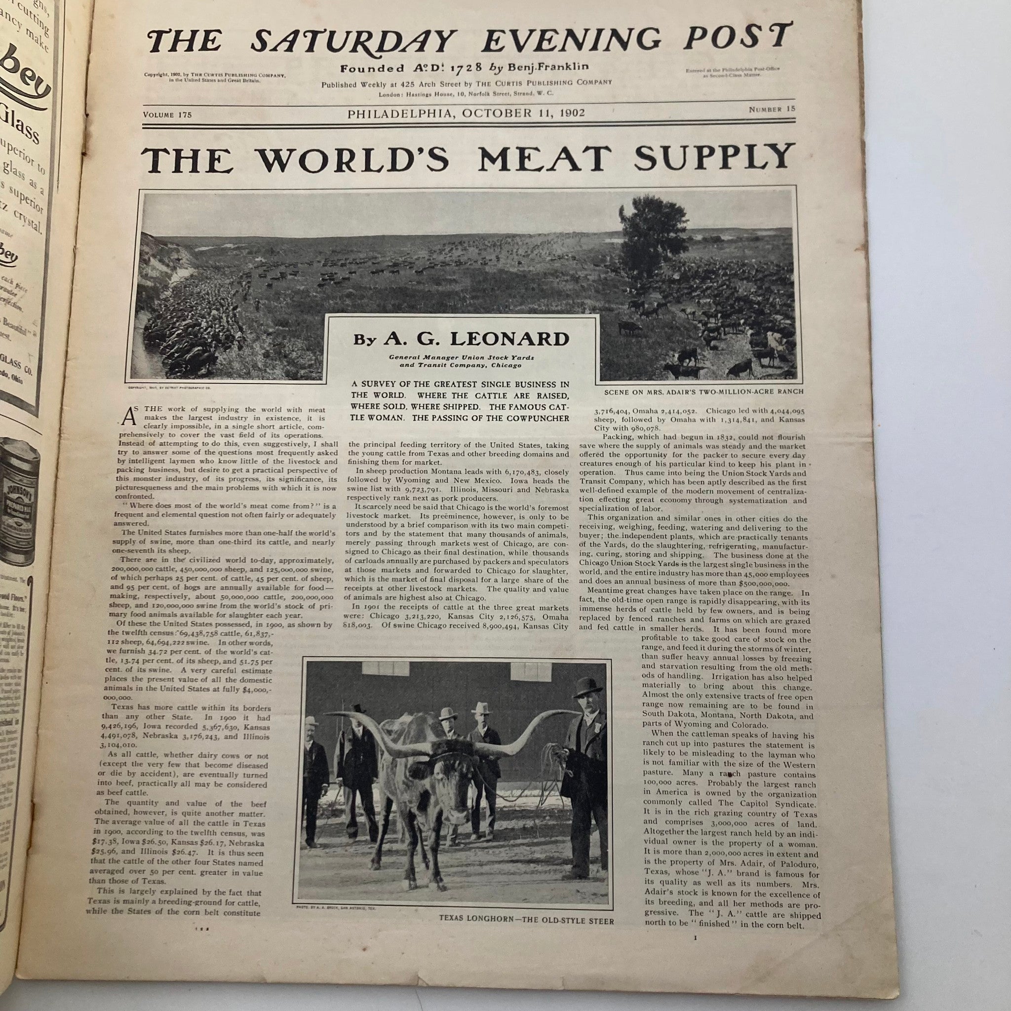 The Saturday Evening Post October 11 1902 The Social Divers A Comedy in Courses