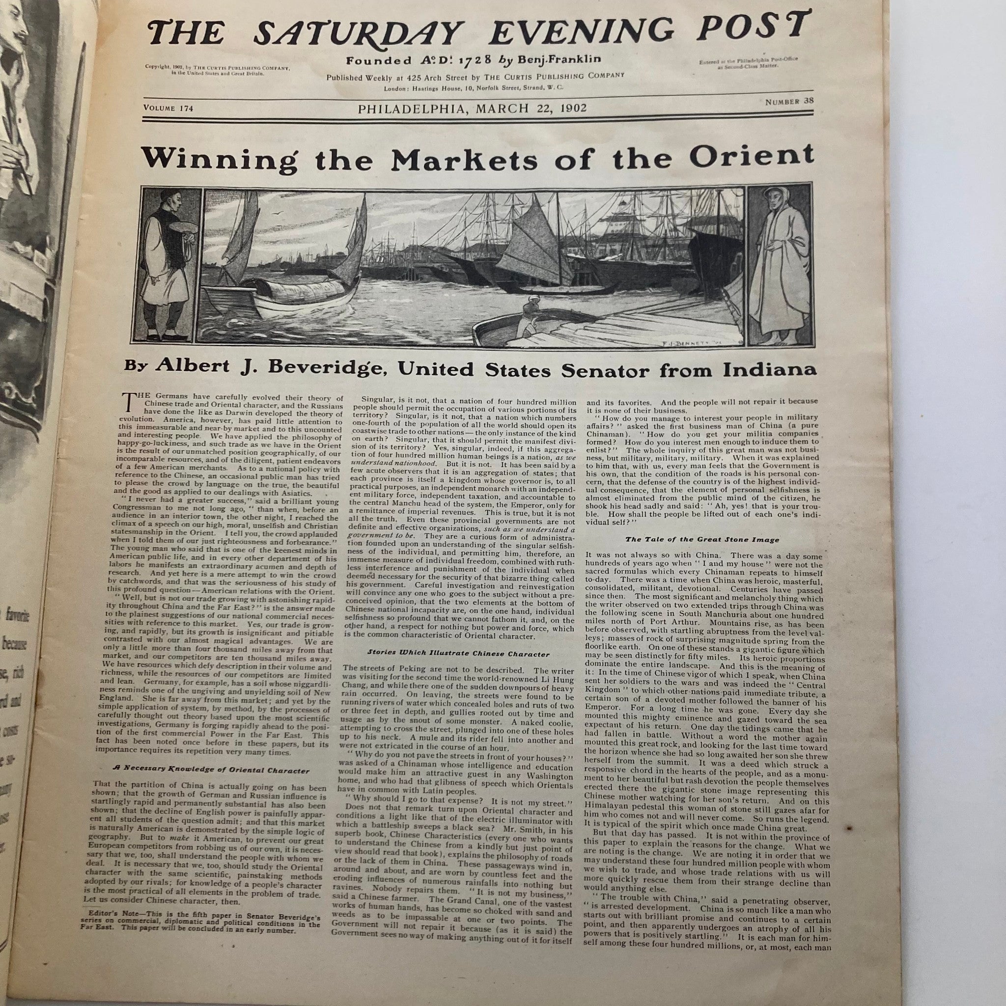 The Saturday Evening Post March 22 1902 Winning the Markets of the Orient