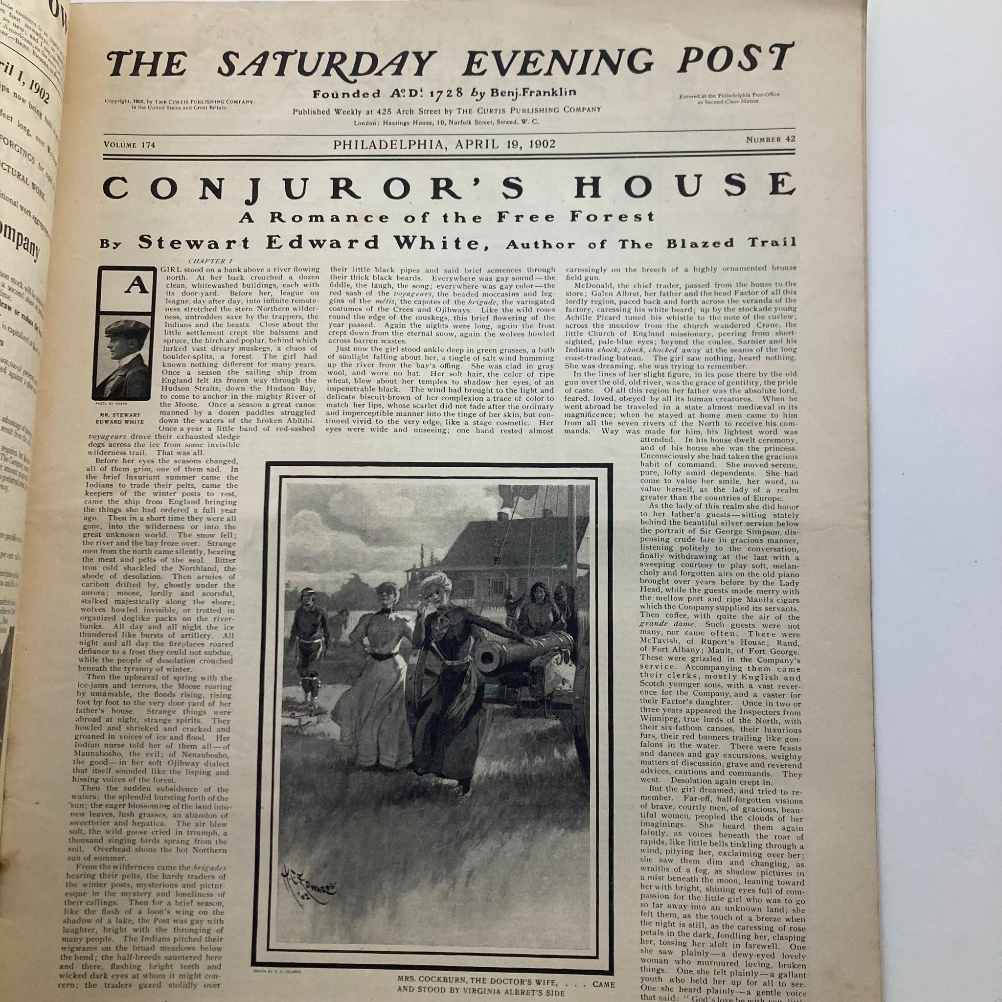 The Saturday Evening Post April 19 1902 A Romance of The Free Forest