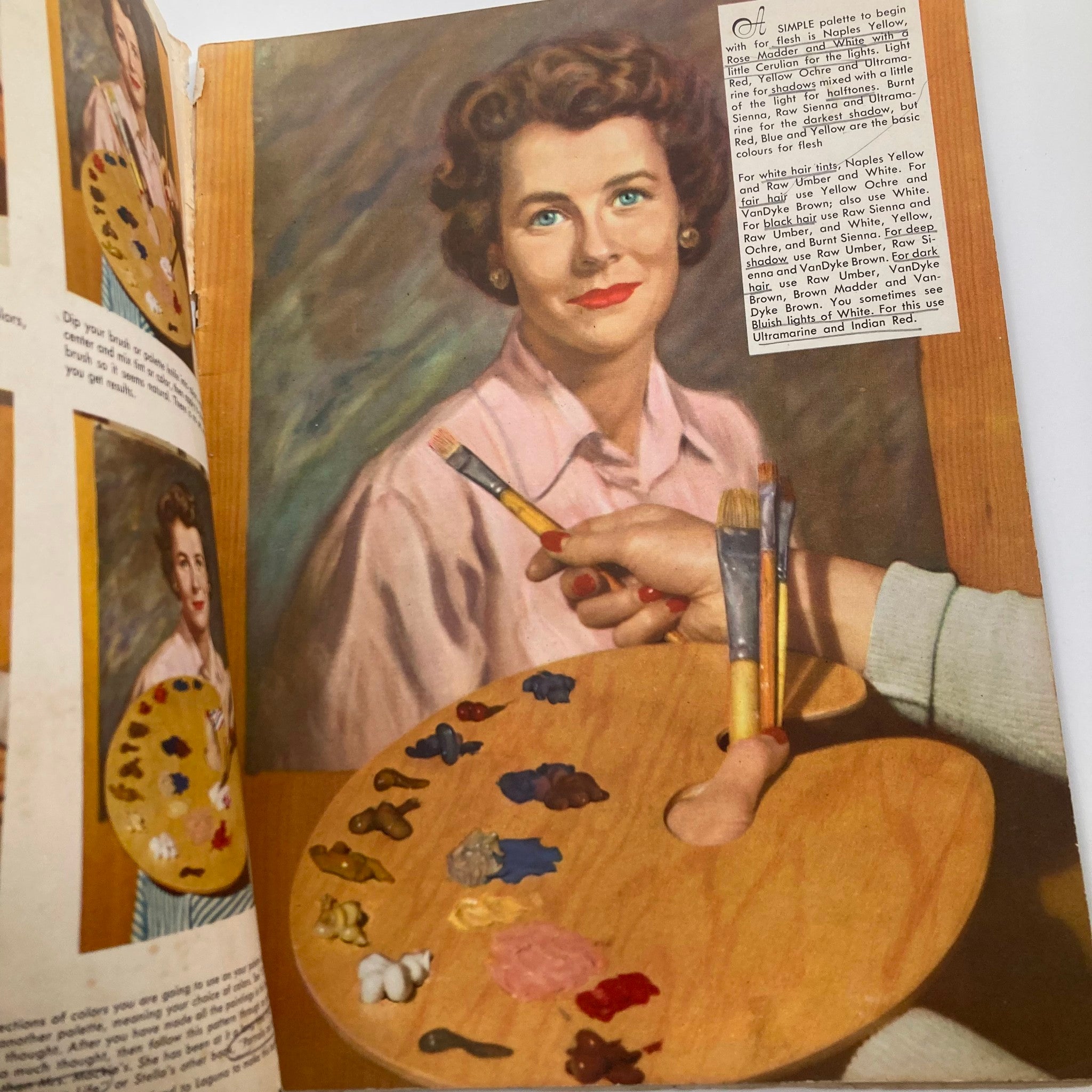 VTG 1950 Vol. 15 Walter Foster Portraits in Oils by Stella Mackie