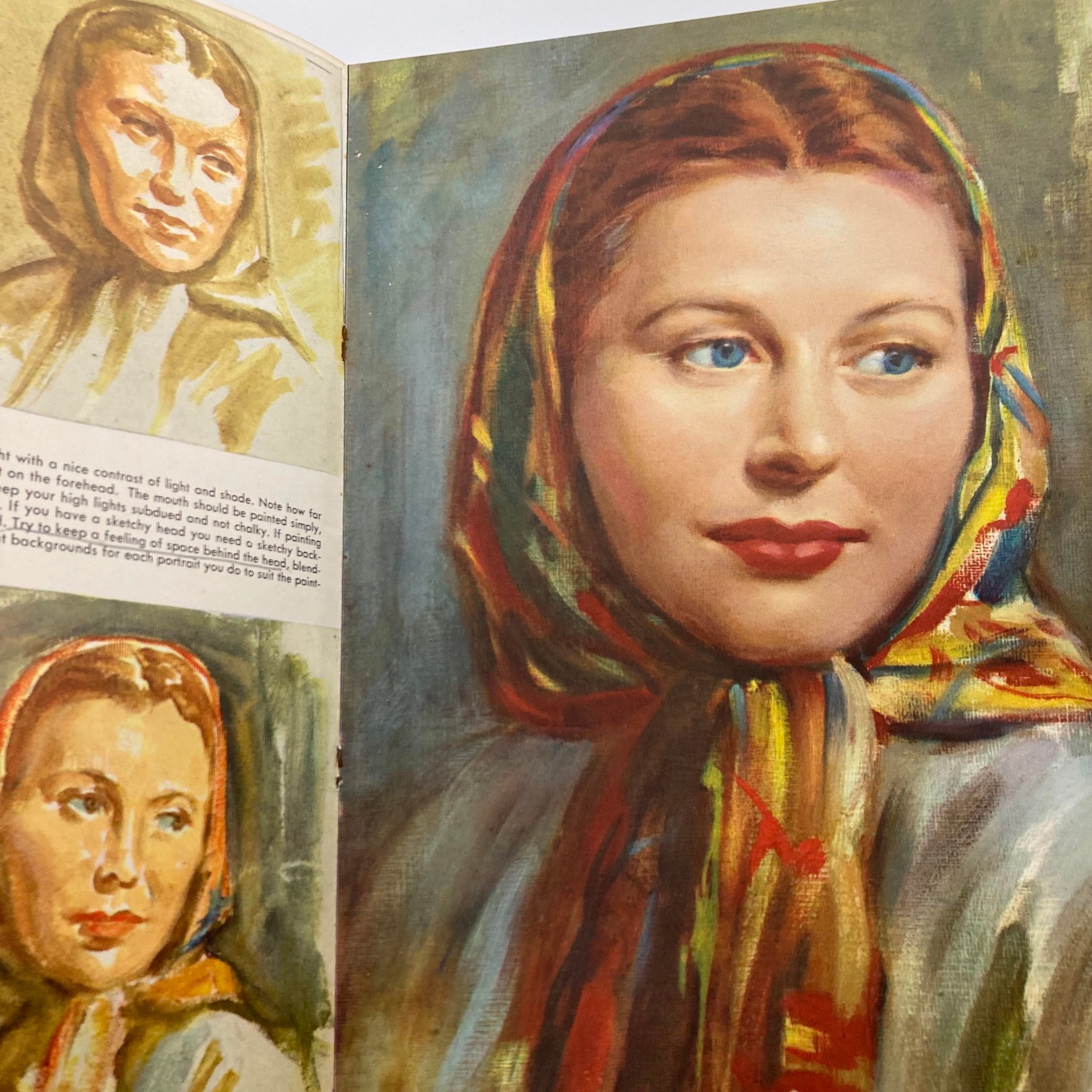 VTG 1950 Vol. 15 Walter Foster Portraits in Oils by Stella Mackie