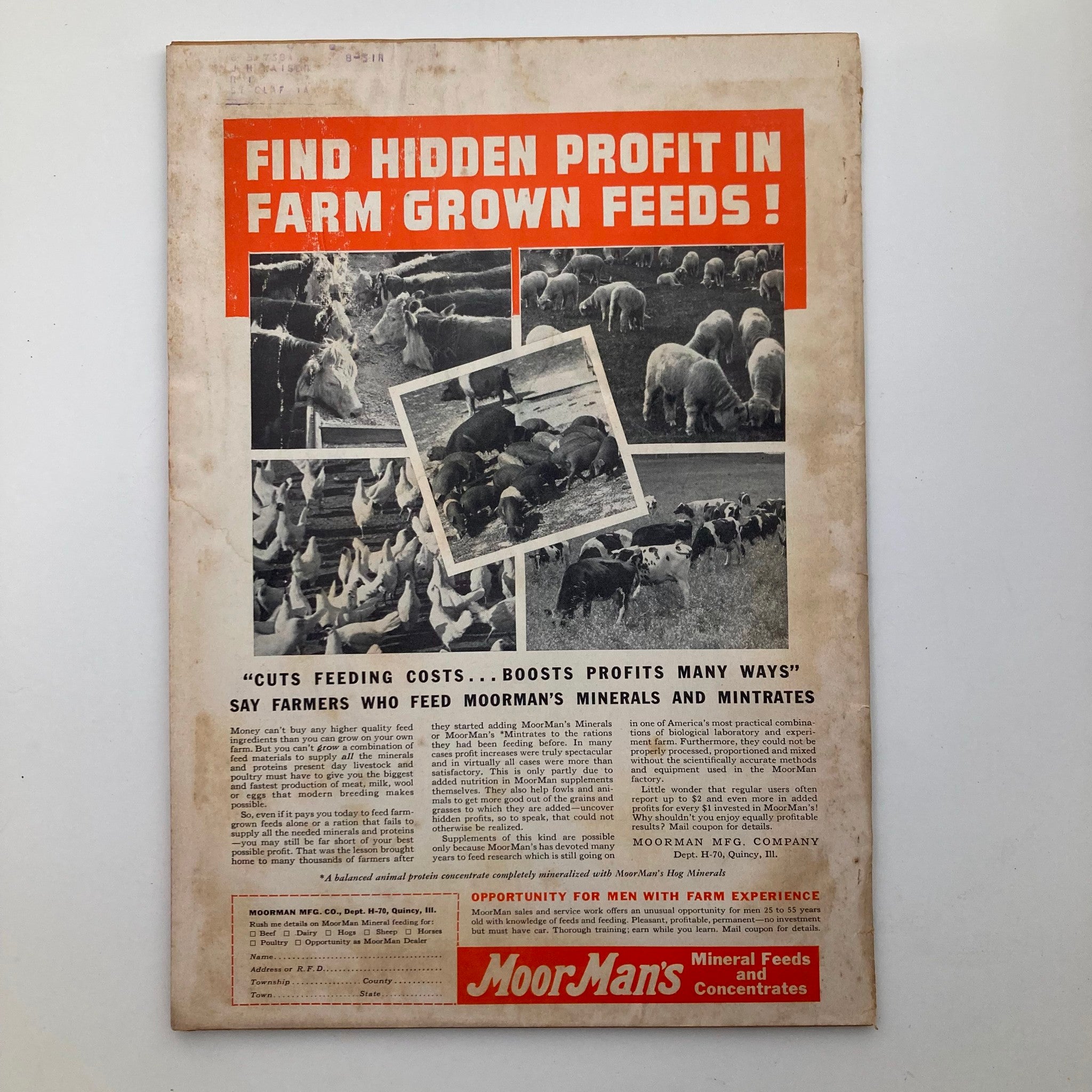 VTG Successful Farming Magazine June 1942 Landscape for Living No Label