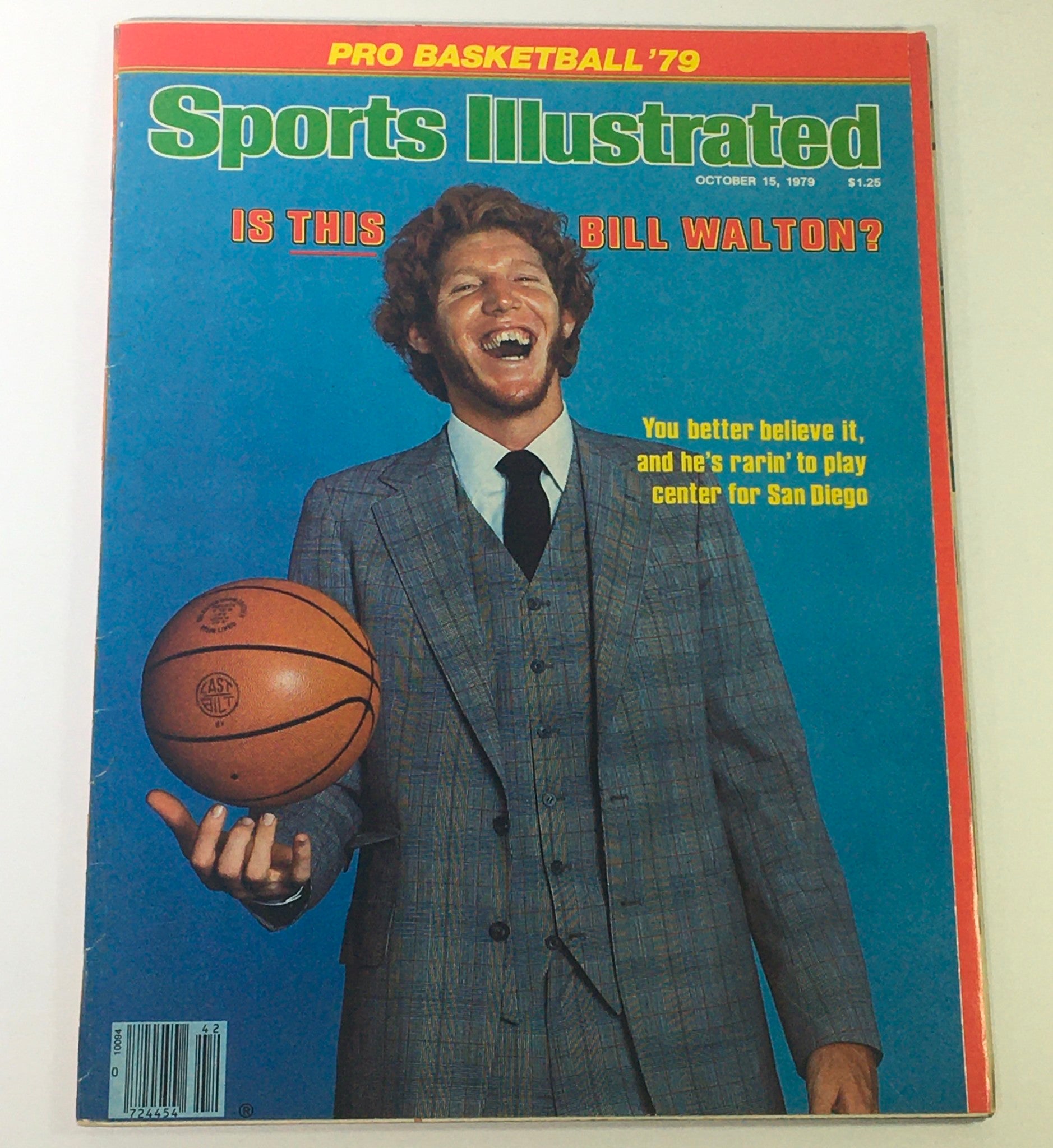 VTG Sports Illustrated Magazine October 15 1979 Clippers Bill Walton, Newsstand