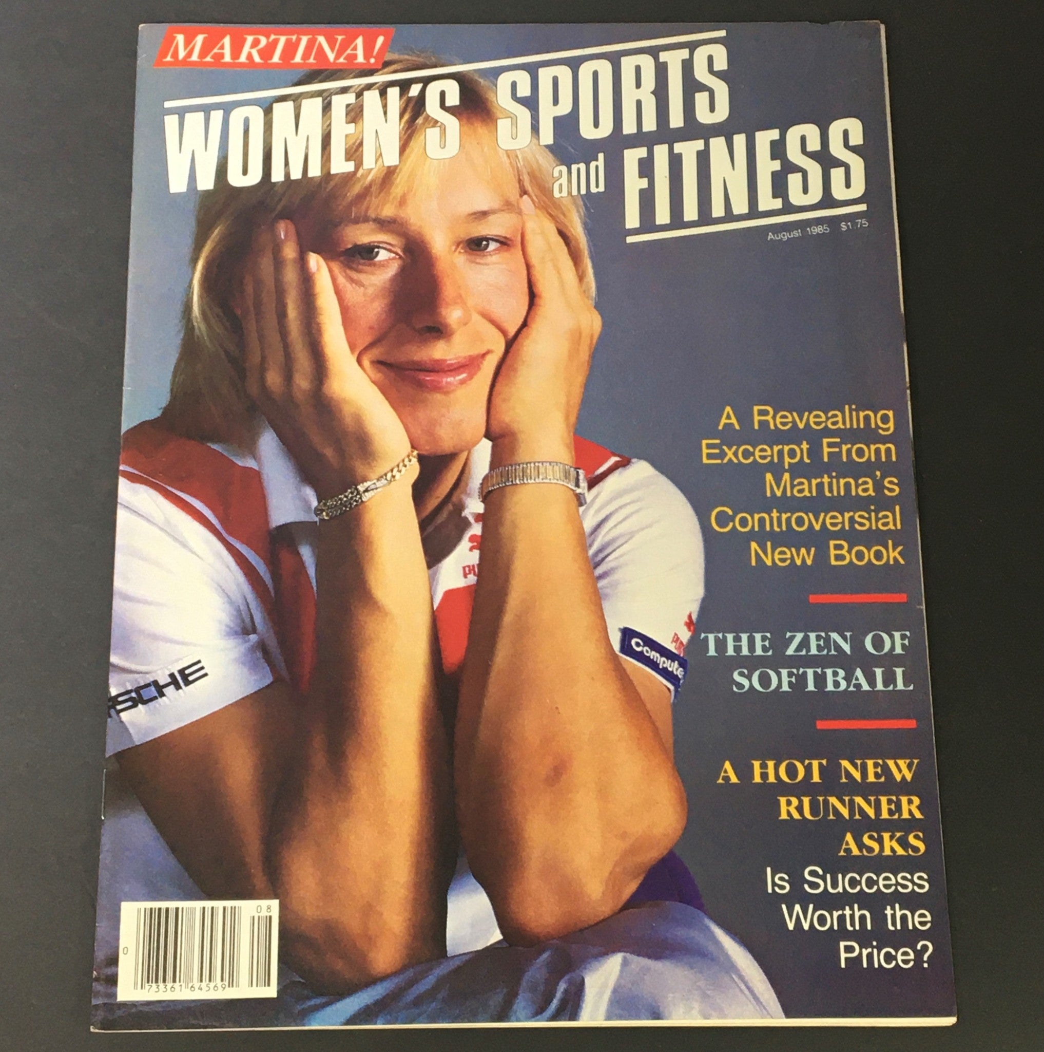 VTG Women's Sports & Fitness Magazine August 1985 Martina Navratilova, Newsstand