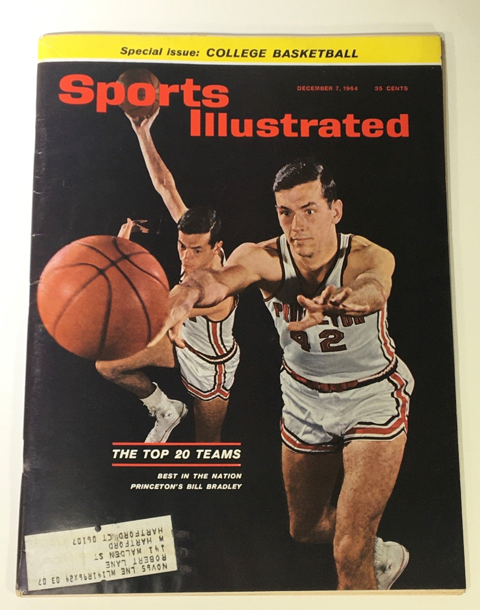 VTG Sports Illustrated Magazine December 7 1964 Bill Bradley Princeton