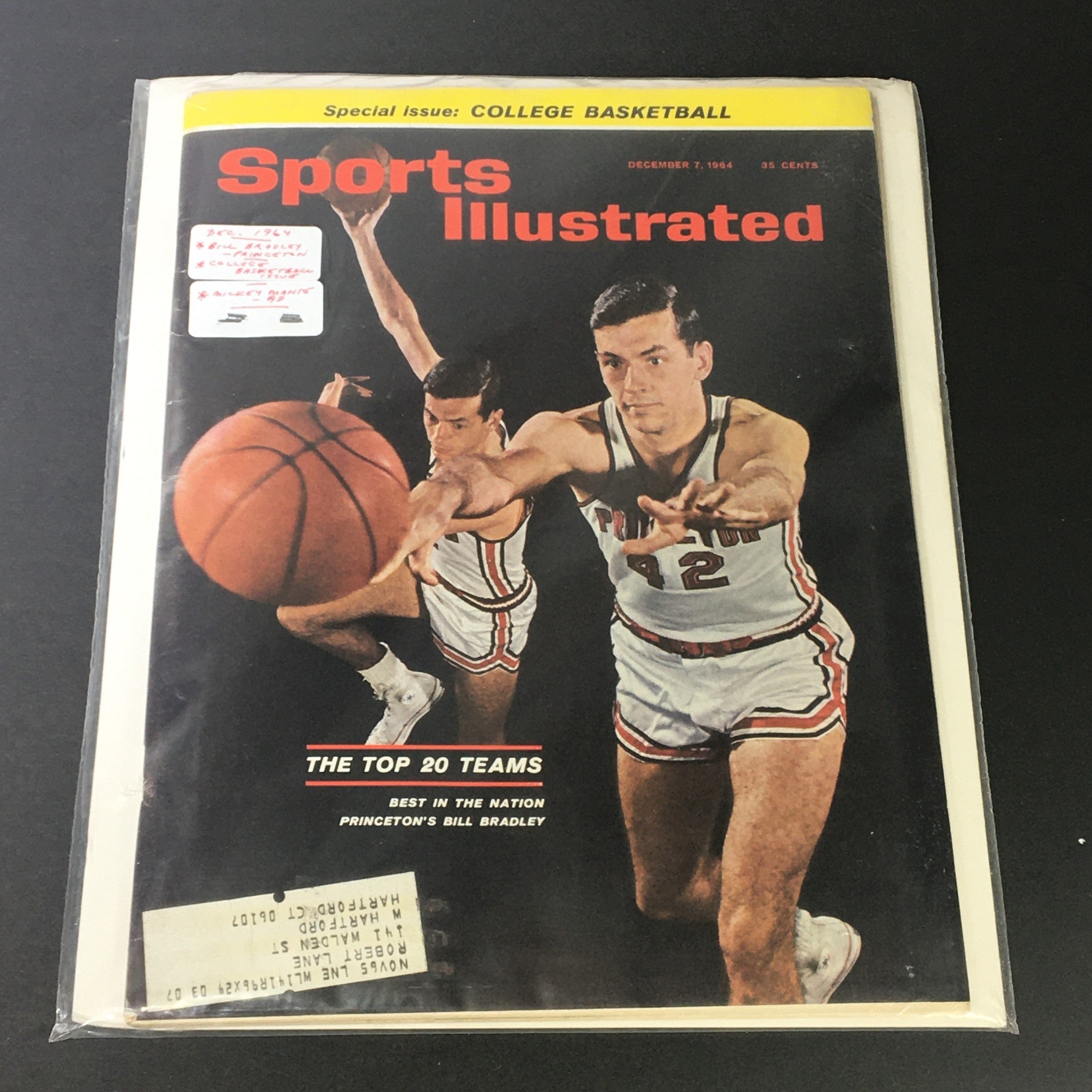 VTG Sports Illustrated Magazine December 7 1964 Bill Bradley Princeton