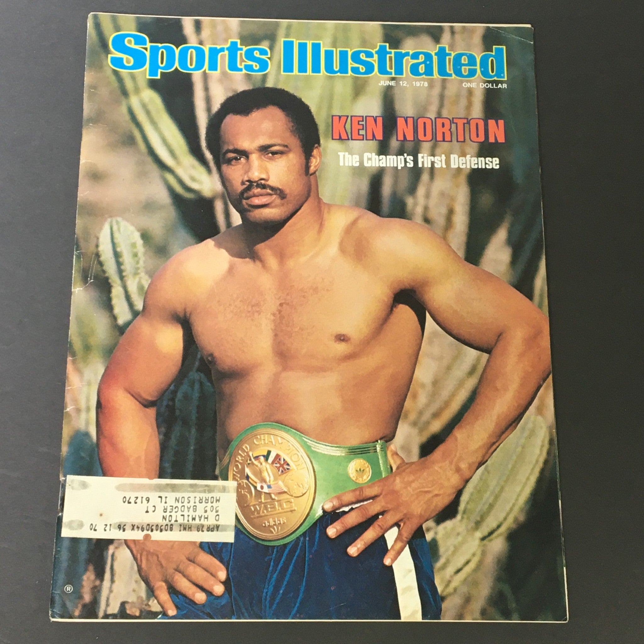 VTG Sports Illustrated Magazine June 12 1978 Professional Boxer Ken Norton