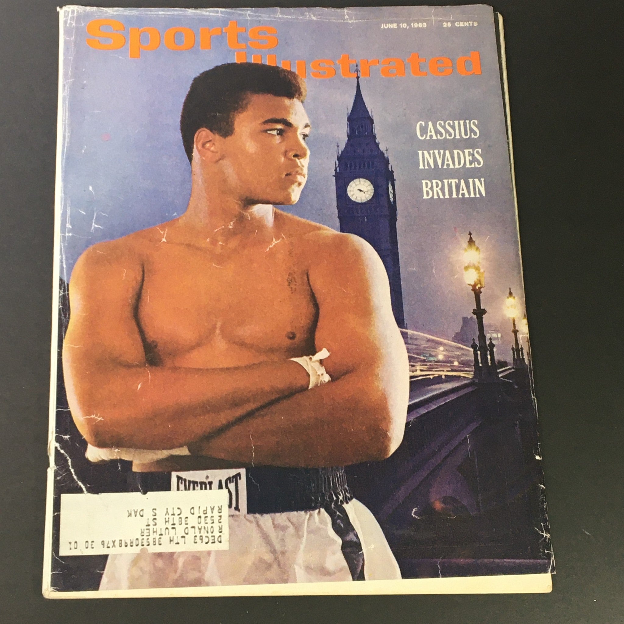 VTG Sports Illustrated Magazine June 10 1963 Muhammad Ali Invades Britain