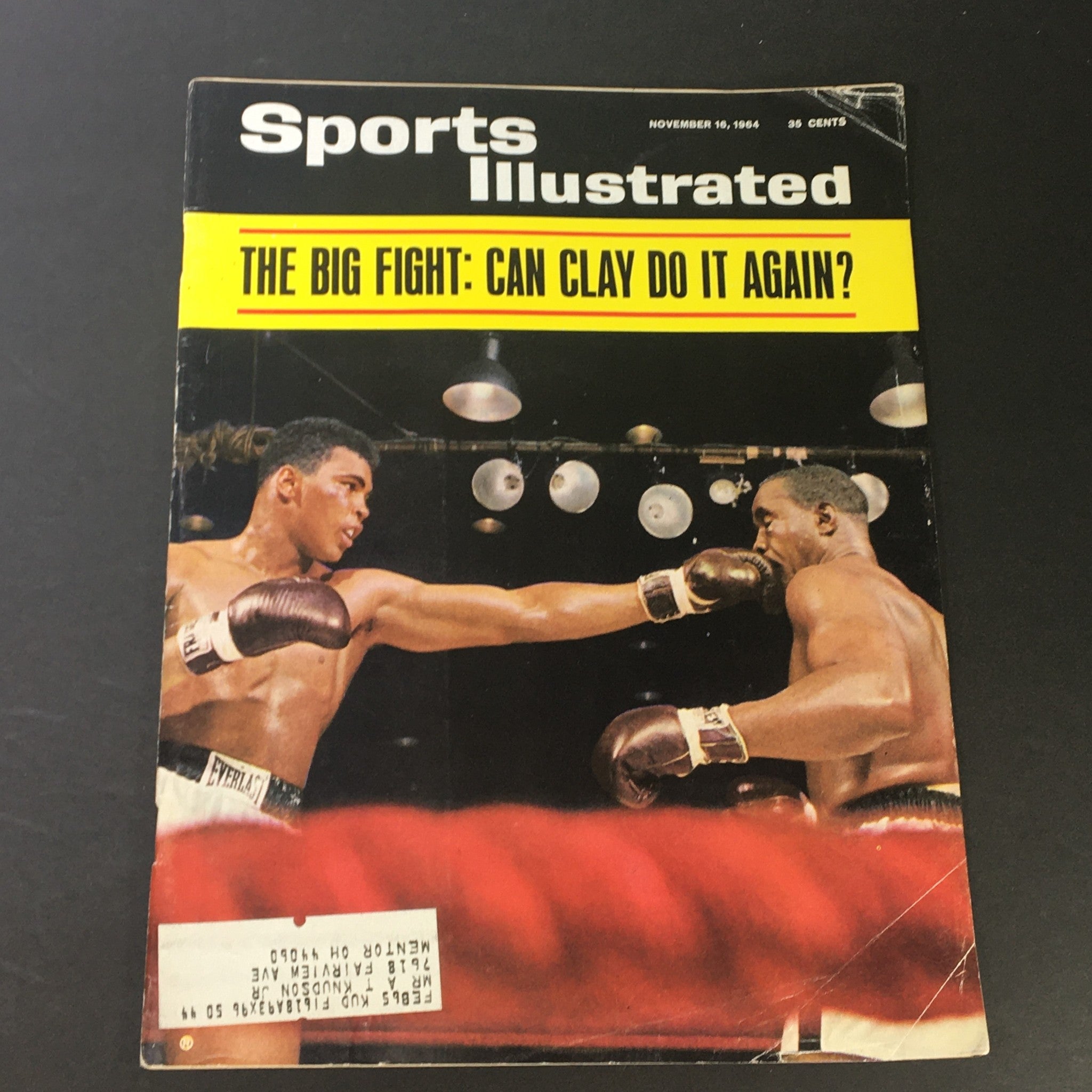 VTG Sports Illustrated Magazine November 16 1964 Cassius Clay vs Sonny Liston