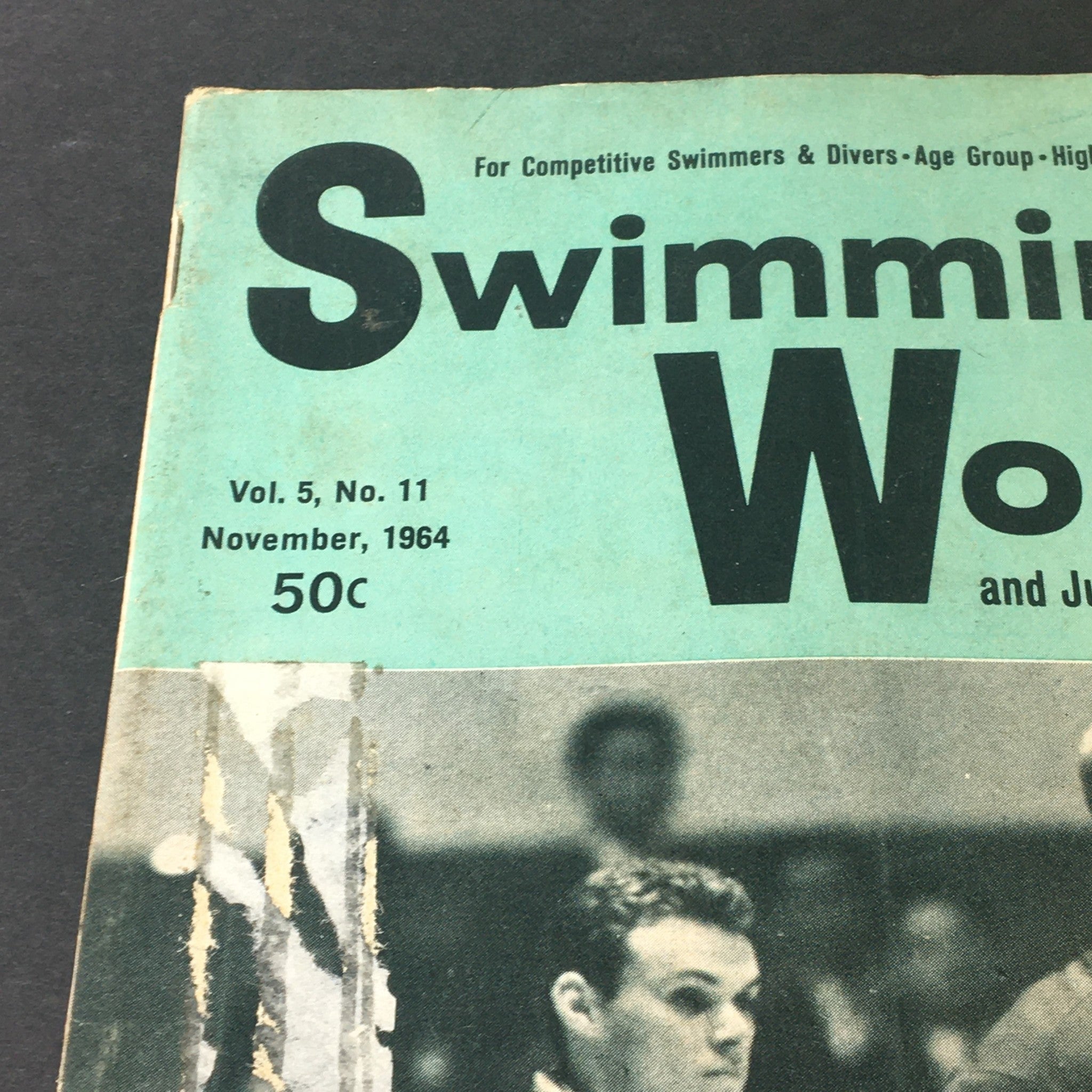 VTG Swimming World & Junior Swimmer November 1964 Vol 5 #11 Complete Polo Result