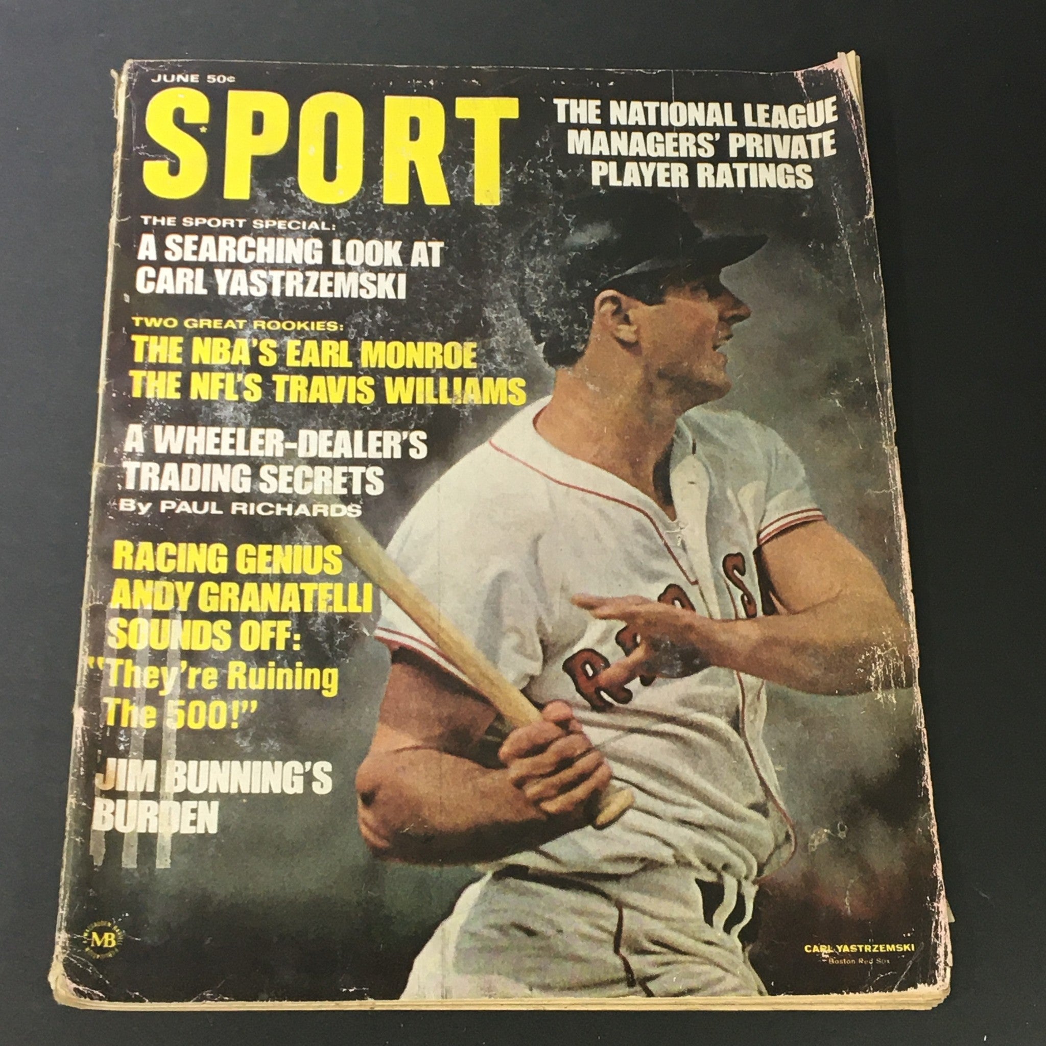 VTG Sport Magazine June 1968 Vol 45 #6 Boston Red Sox's Carl Yastrzemski Cover