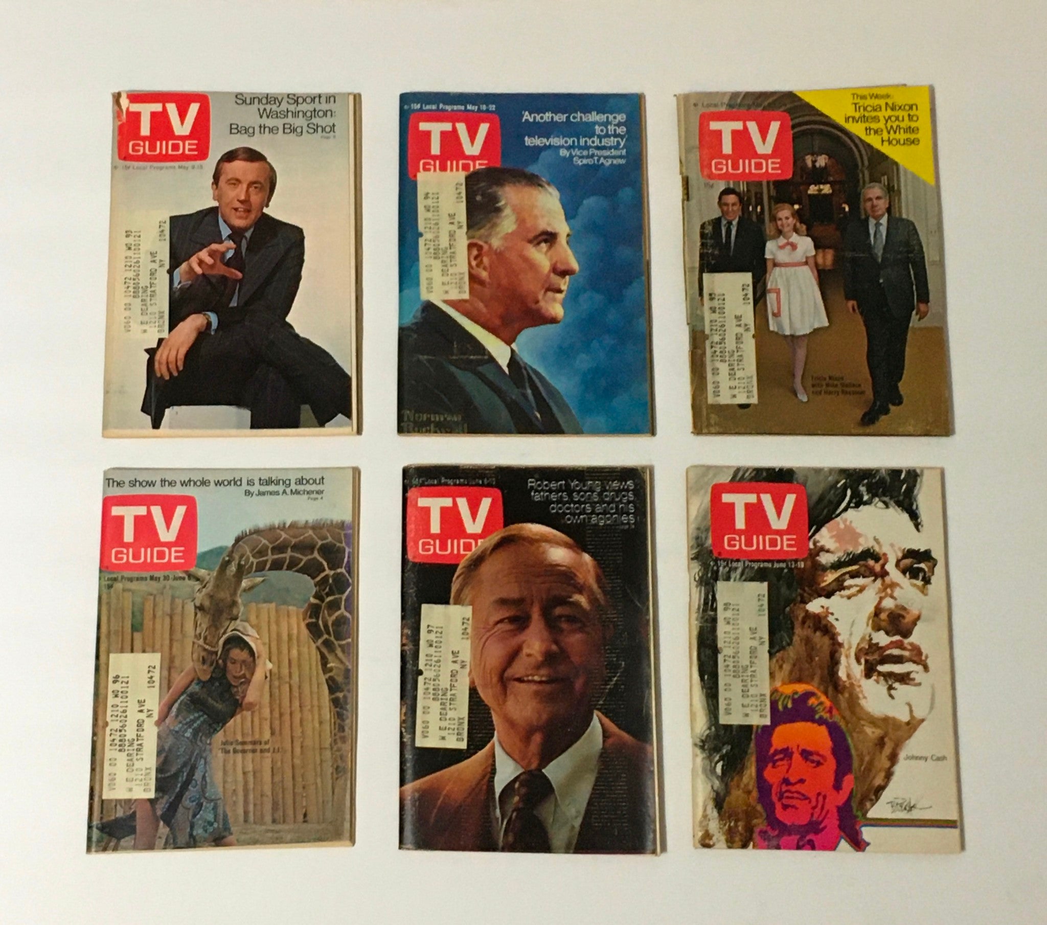 Complete Year Of TV Guide Magazines 1970, 52 Issues- Special Issue Fall Preview