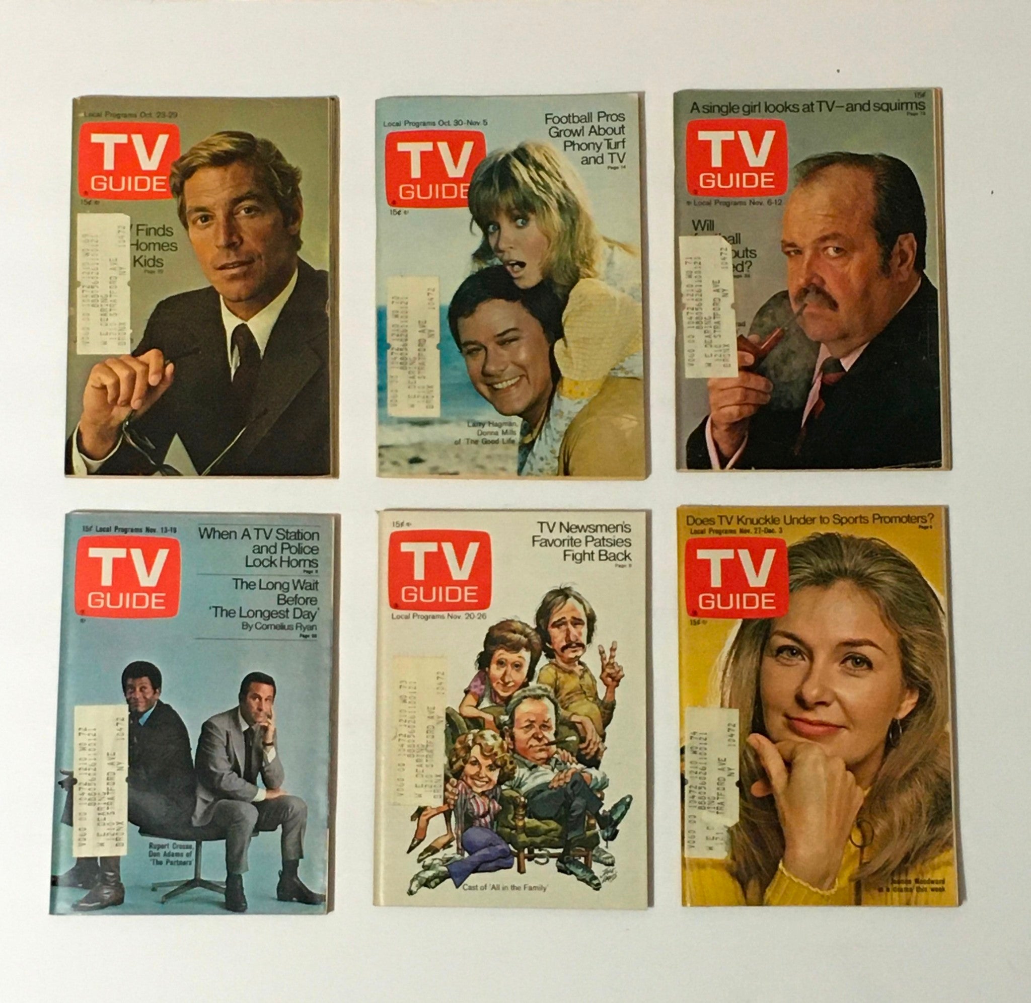 Complete Year Of TV Guide Magazines 1971, 52 Issues- Special Issue Fall Preview