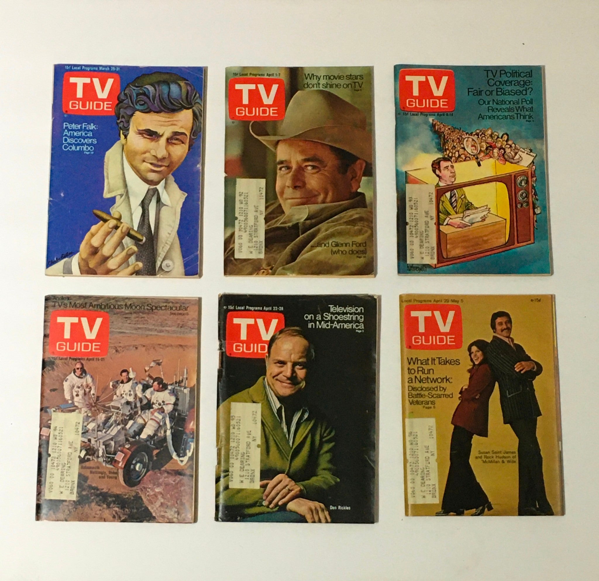 Complete Year Of TV Guide Magazines 1972, 53 Issues- Special Issue Fall Preview