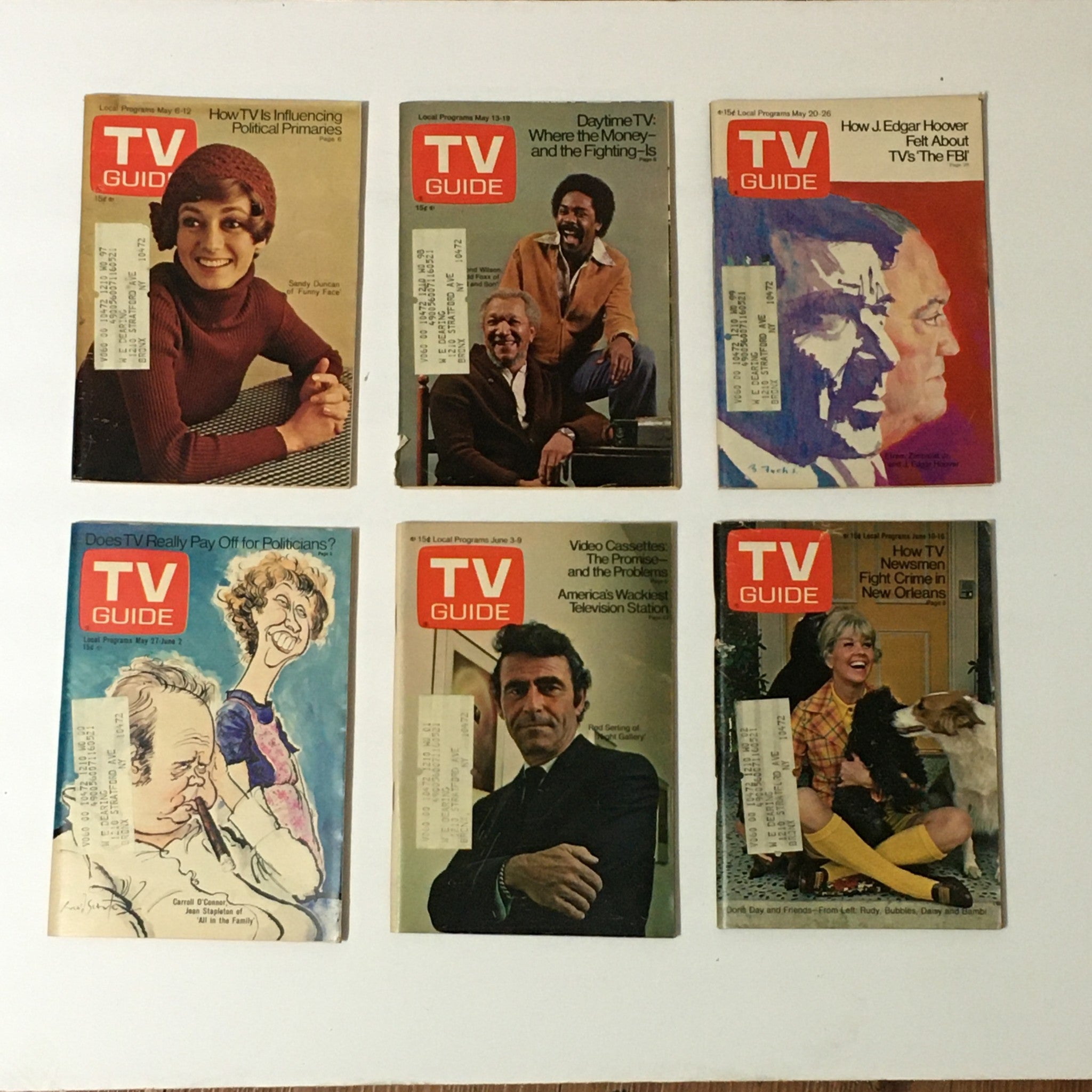 Complete Year Of TV Guide Magazines 1972, 53 Issues- Special Issue Fall Preview