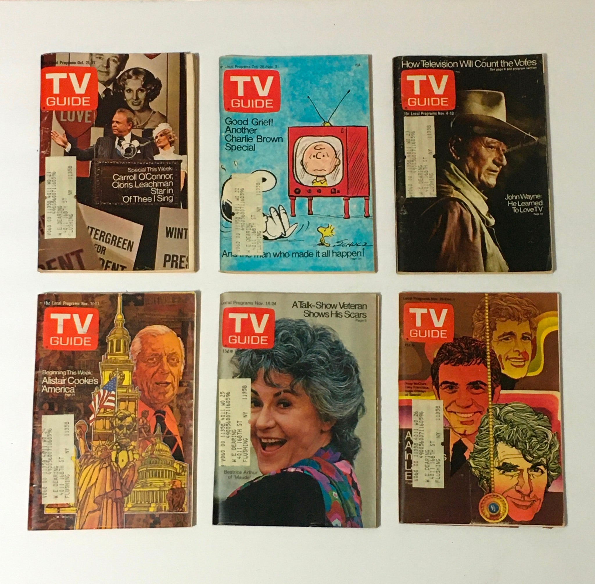 Complete Year Of TV Guide Magazines 1972, 53 Issues- Special Issue Fall Preview