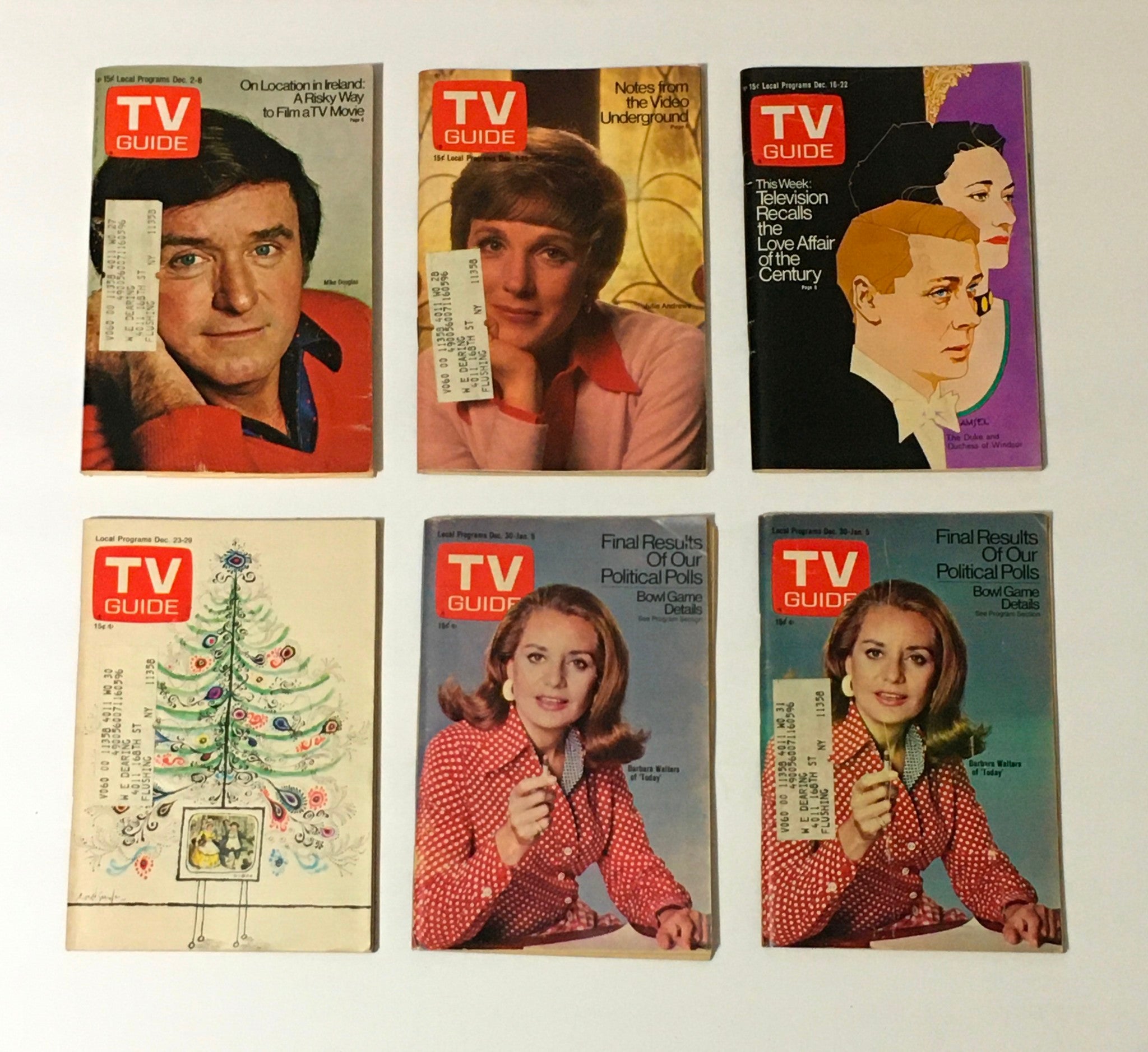 Complete Year Of TV Guide Magazines 1972, 53 Issues- Special Issue Fall Preview