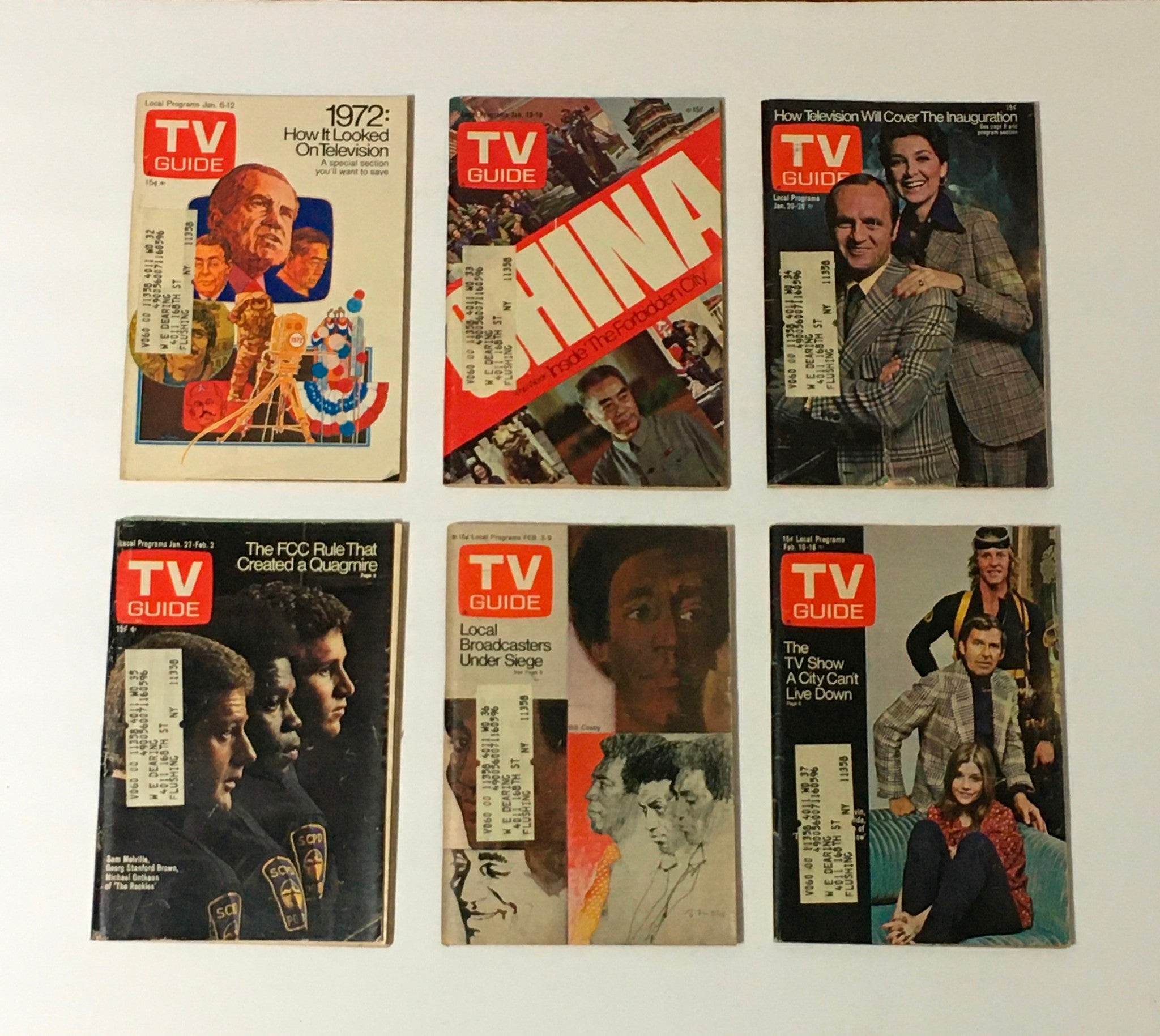 Complete 1973 collection of TV Guide Magazines, featuring all 53 issues, including a special Fall Preview edition.