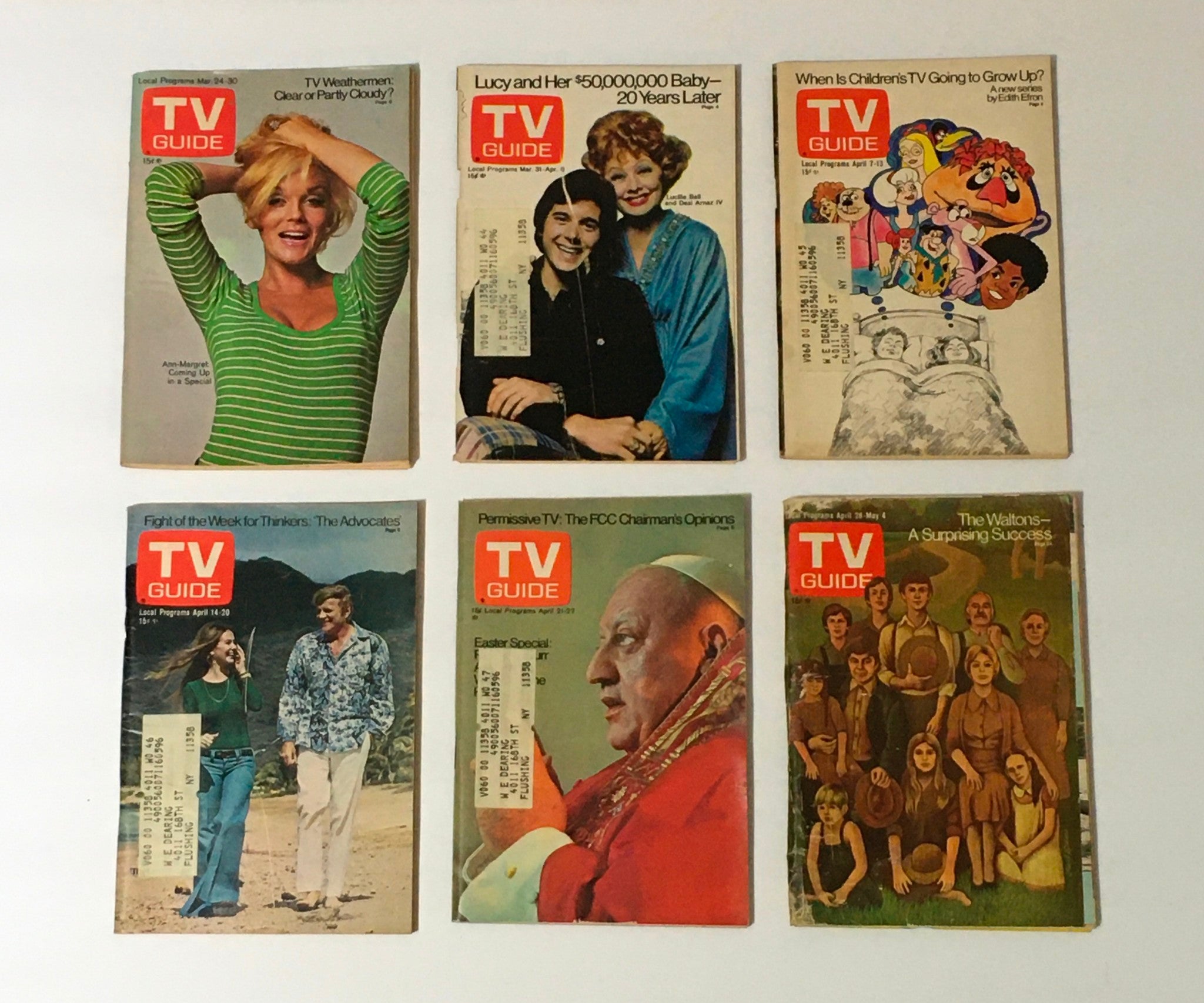 Complete Year Of TV Guide Magazines 1973, 53 Issues- Special Issue Fall Preview