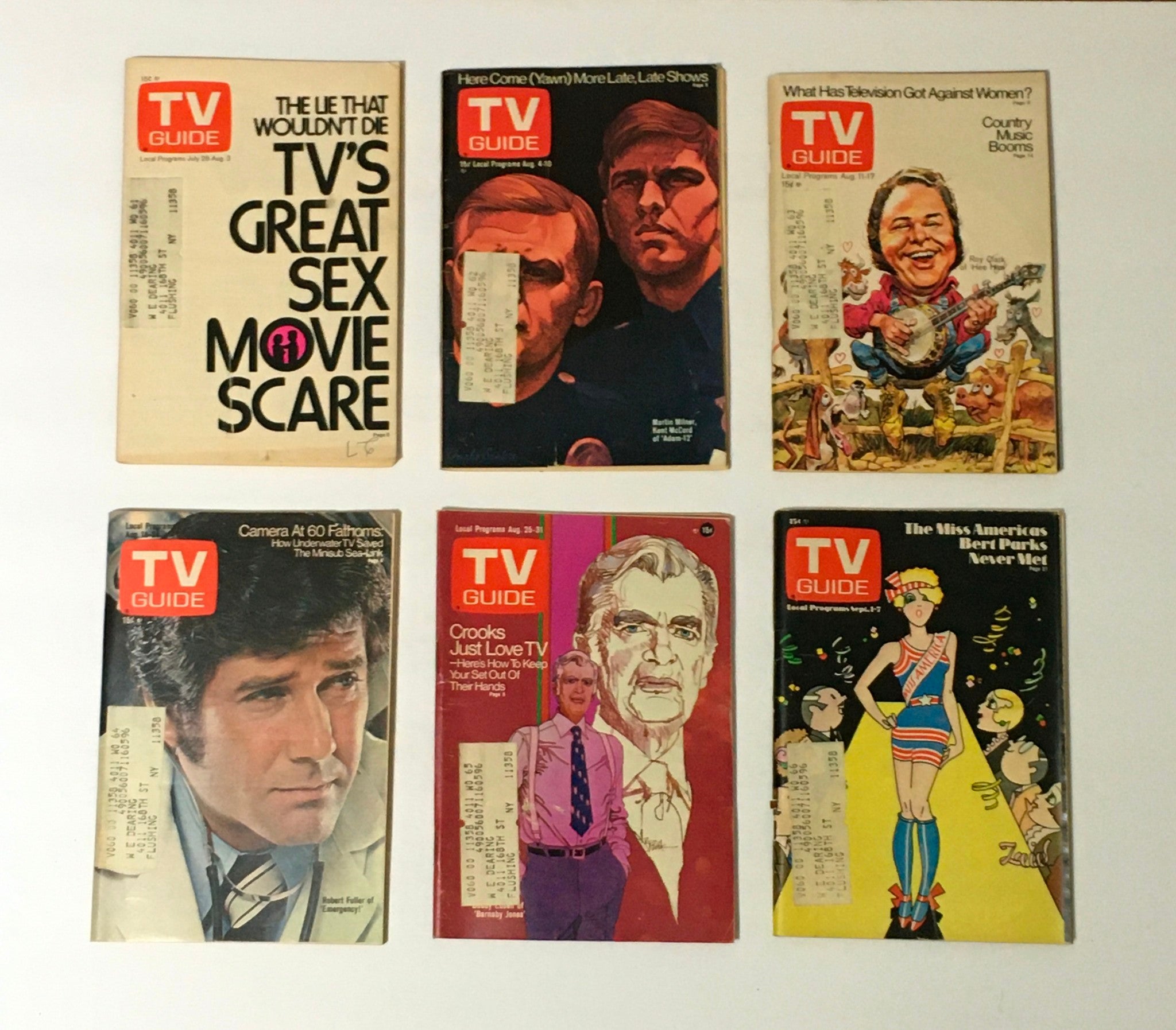 Complete Year Of TV Guide Magazines 1973, 53 Issues- Special Issue Fall Preview