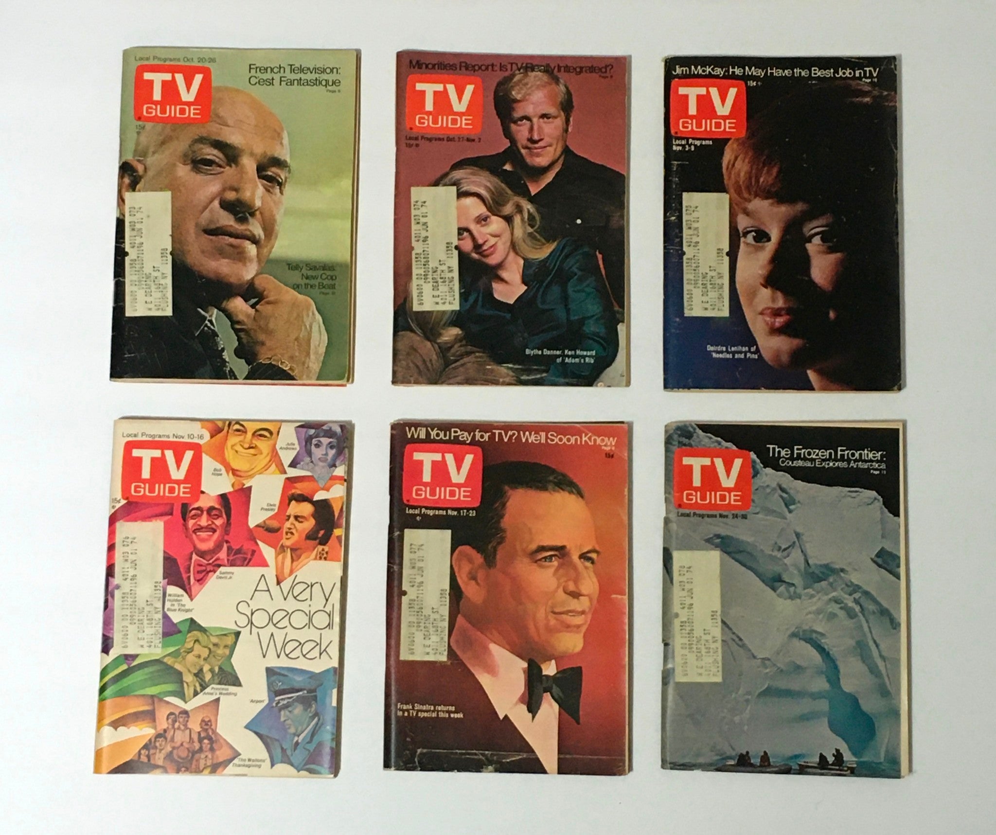 Complete Year Of TV Guide Magazines 1973, 53 Issues- Special Issue Fall Preview