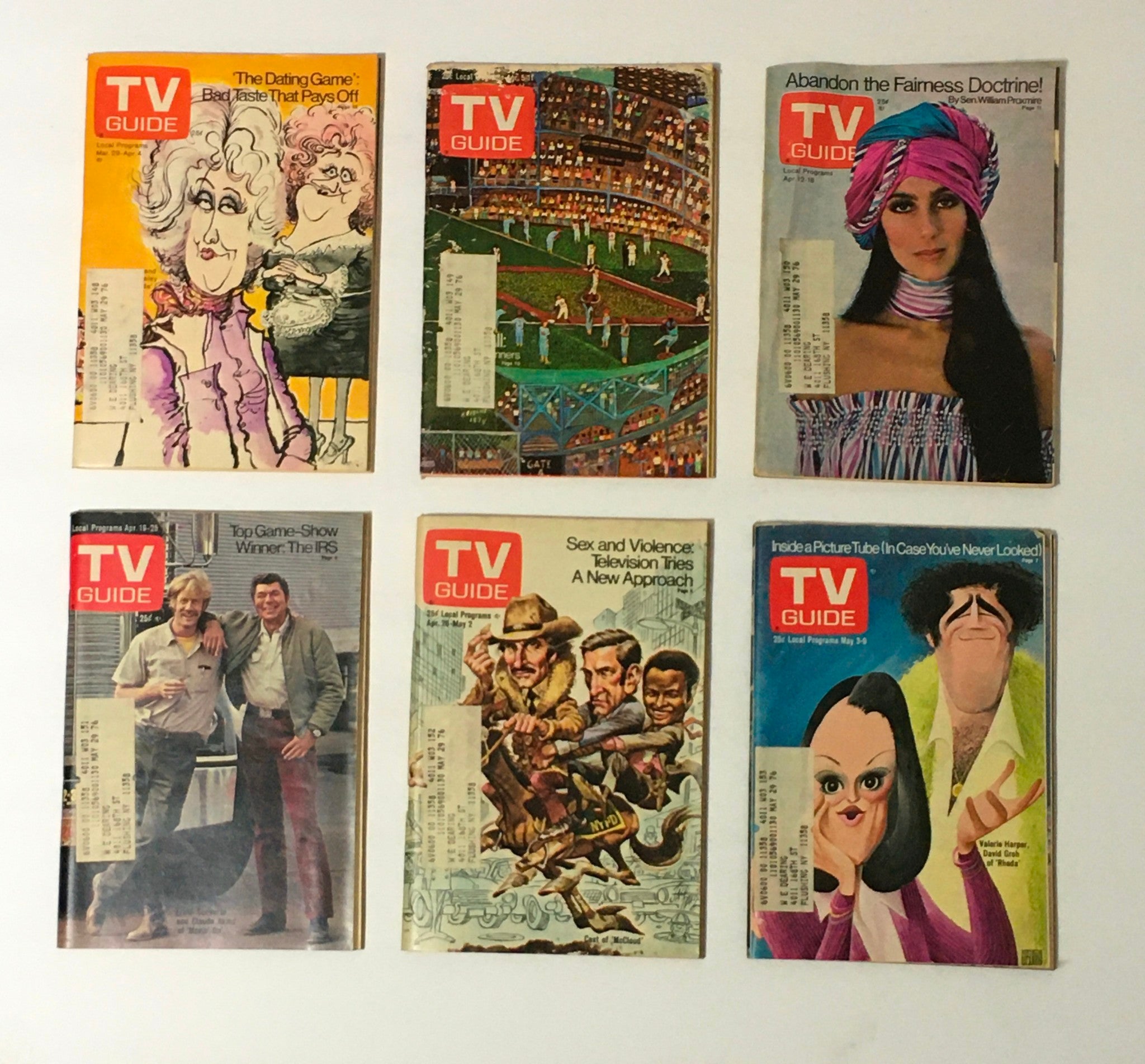 Complete Year Of TV Guide Magazines 1975, 52 Issues- Special Issue Fall Preview